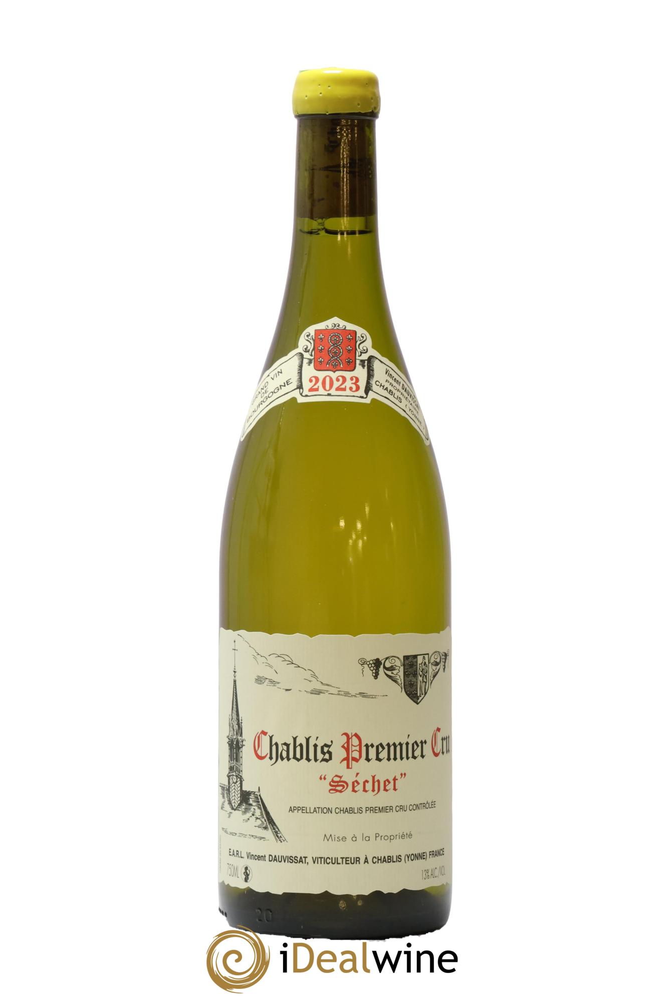 Chablis 1er Cru Séchet Vincent Dauvissat (Domaine) 2023 - Posten von 1 Flasche - 0