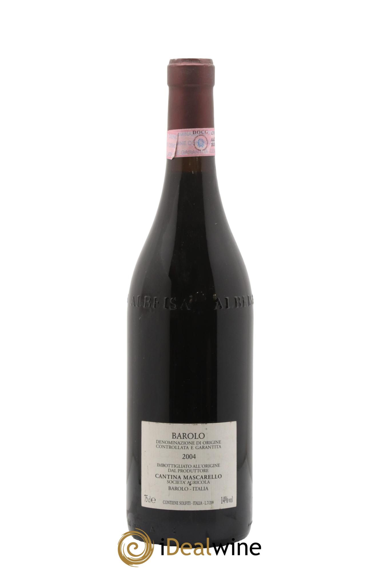 Barolo DOCG Bartolo Mascarello 2004 - Lot de 1 bouteille - 1