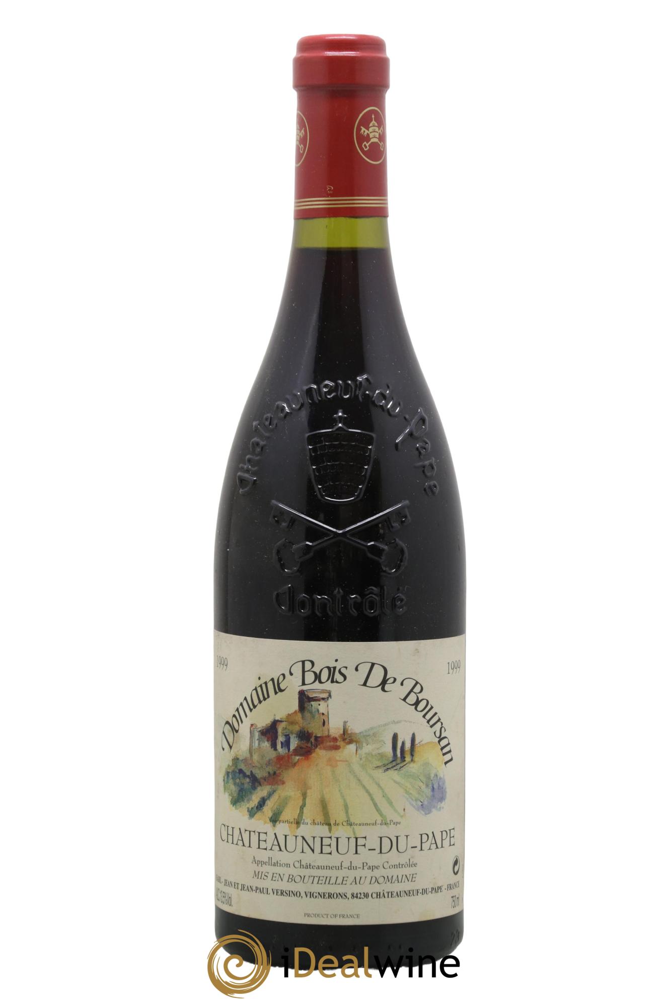Châteauneuf-du-Pape Domaine Bois de Boursan (Domaine) Jean et Jean-Paul Versino 1999 - Lot de 1 bouteille - 0