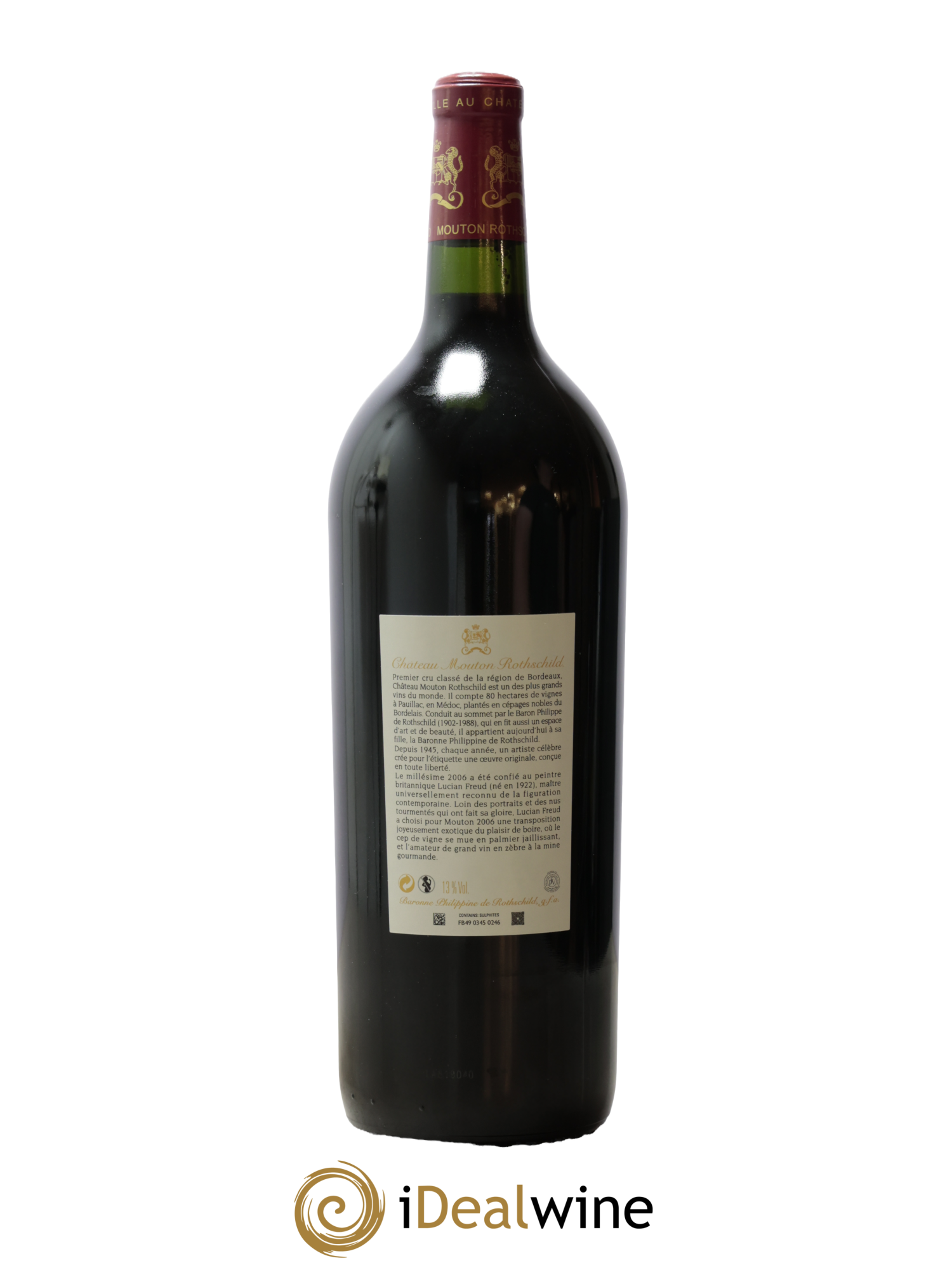 Château Mouton Rothschild 1er Grand Cru Classé 2006 - Lot de 1 magnum - 1