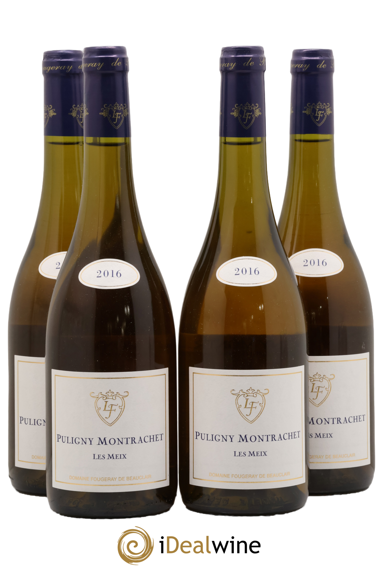 Puligny-Montrachet Les Meix Fougeray de Beauclair 2016 - Lotto di 4 bottiglie - 0
