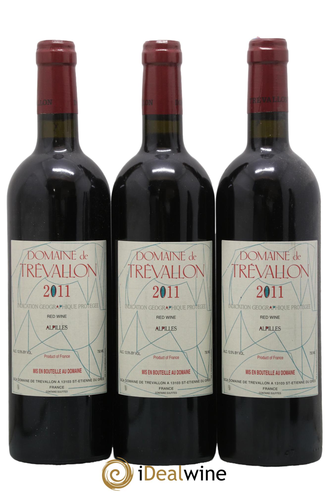 IGP Alpilles Trévallon (Domaine de) Eloi Dürrbach 2011 - Lot of 3 bottles - 0