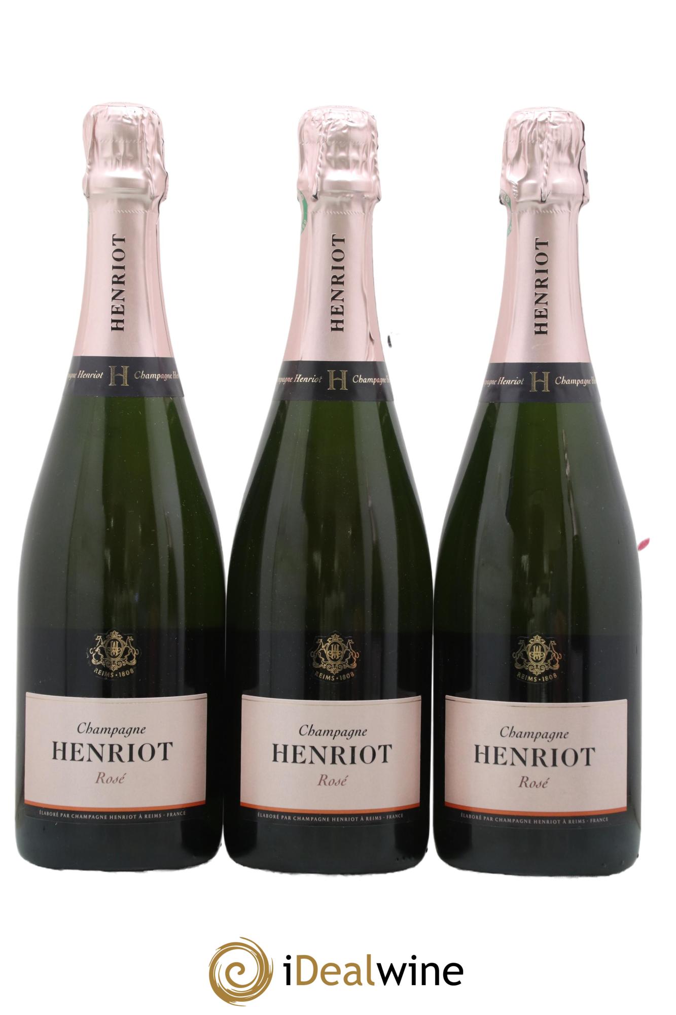 Rosé Brut Henriot - Lot of 3 bottles - 0