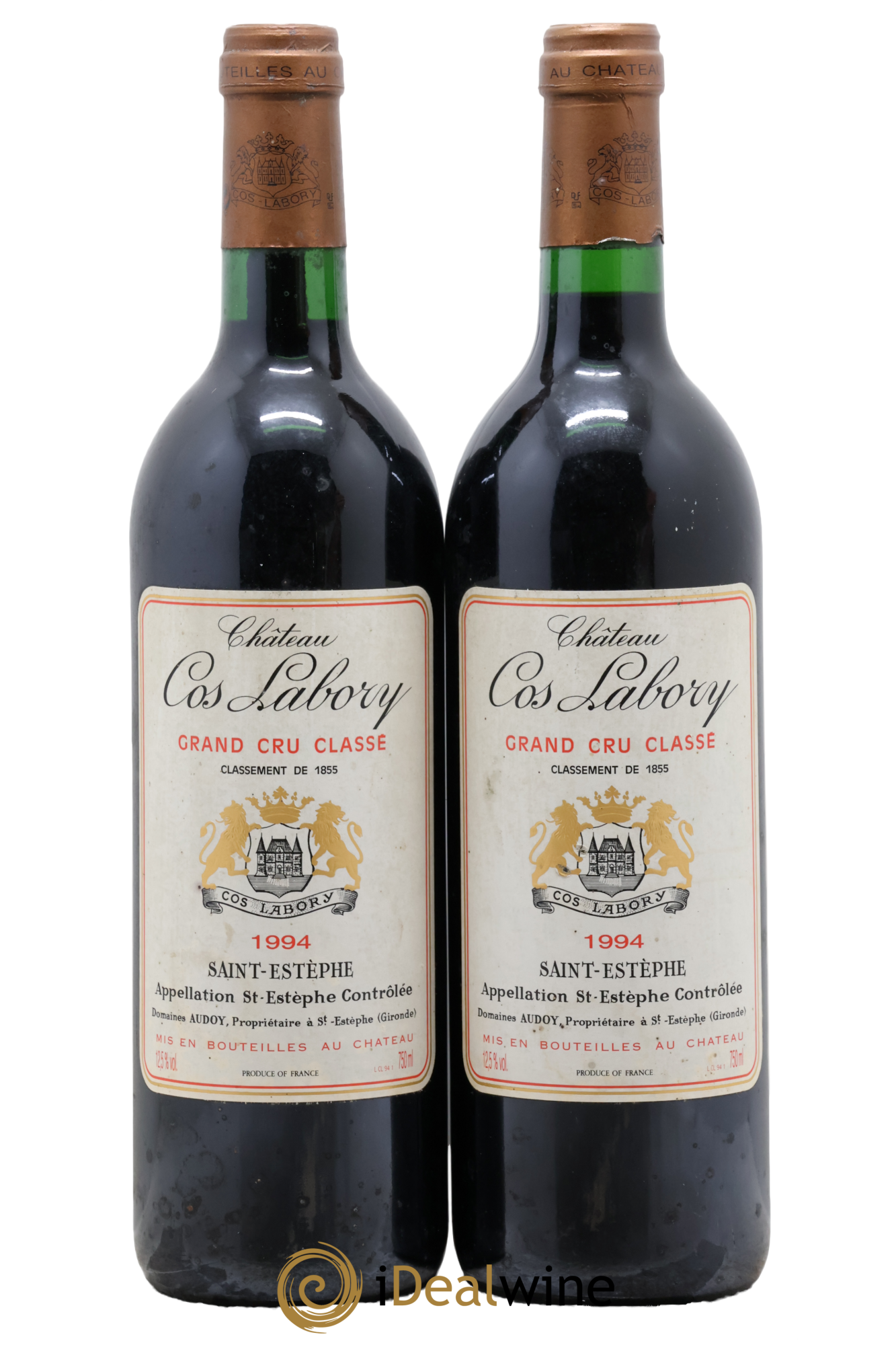 Château Cos Labory 5ème Grand Cru Classé 1994 - Lot de 2 bouteilles - 0