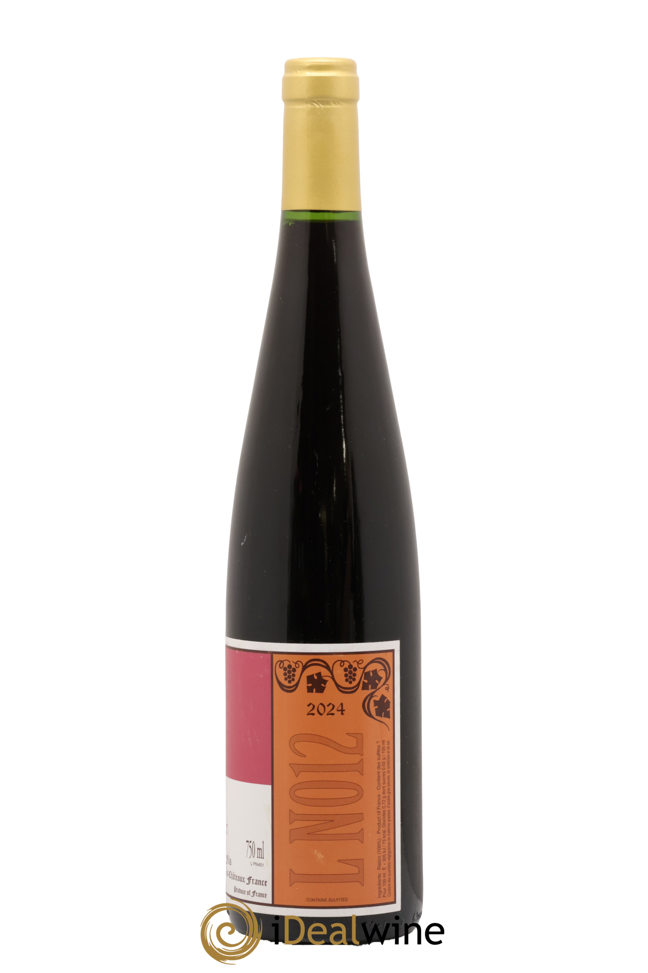 Alsace Pinot Noir LN012 Gérard Schueller (Domaine) 2024 - Lot de 1 bouteille - 1