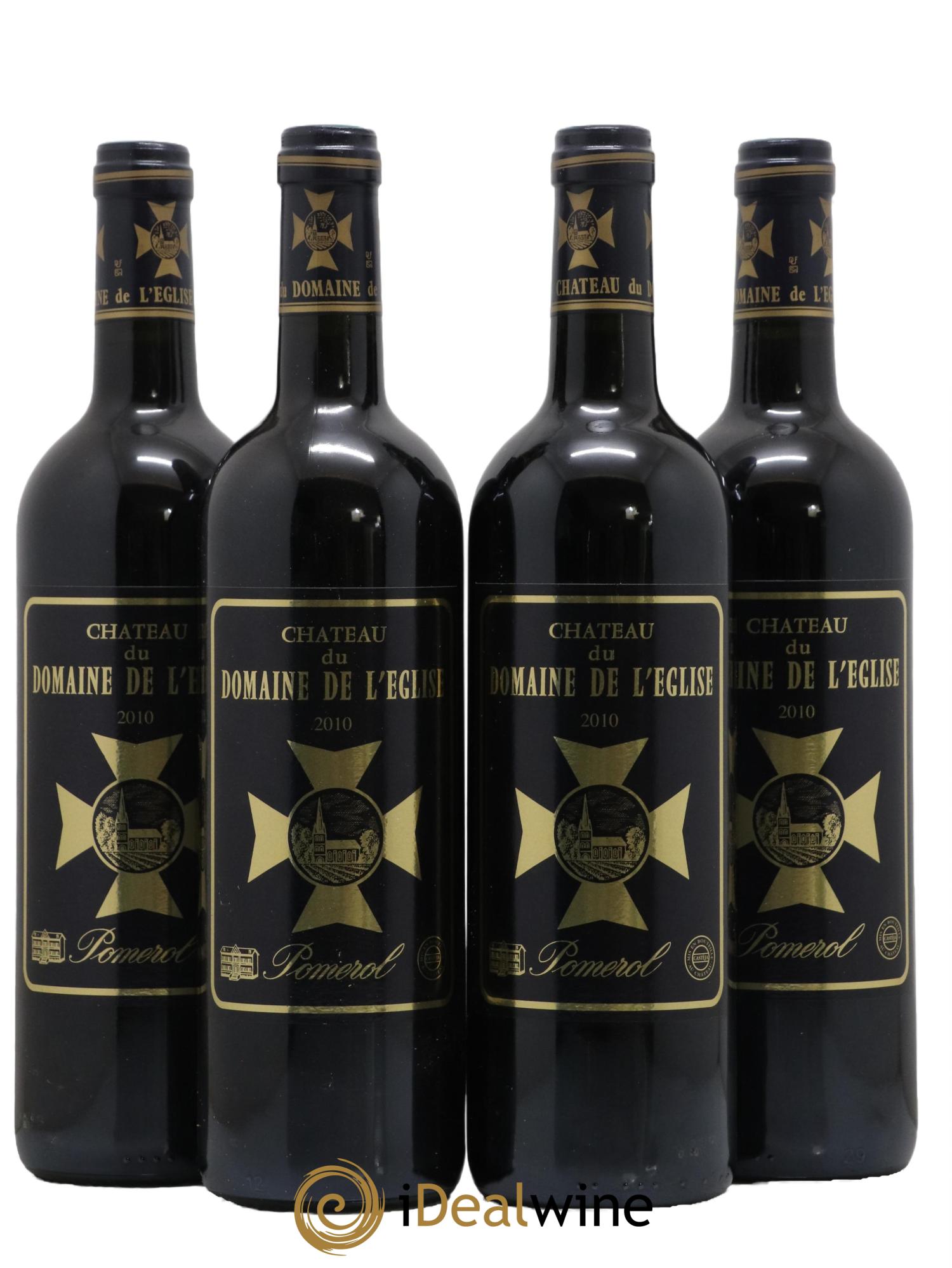 Château du Domaine de l'Église 2010 - Lot de 4 bouteilles - 0