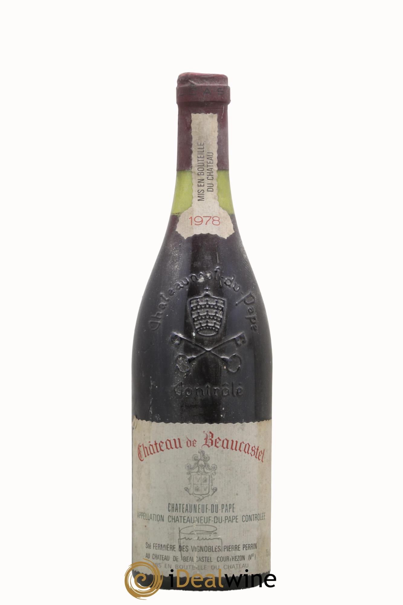 Châteauneuf-du-Pape Château de Beaucastel Famille Perrin 1978 - Lot de 1 bouteille - 0