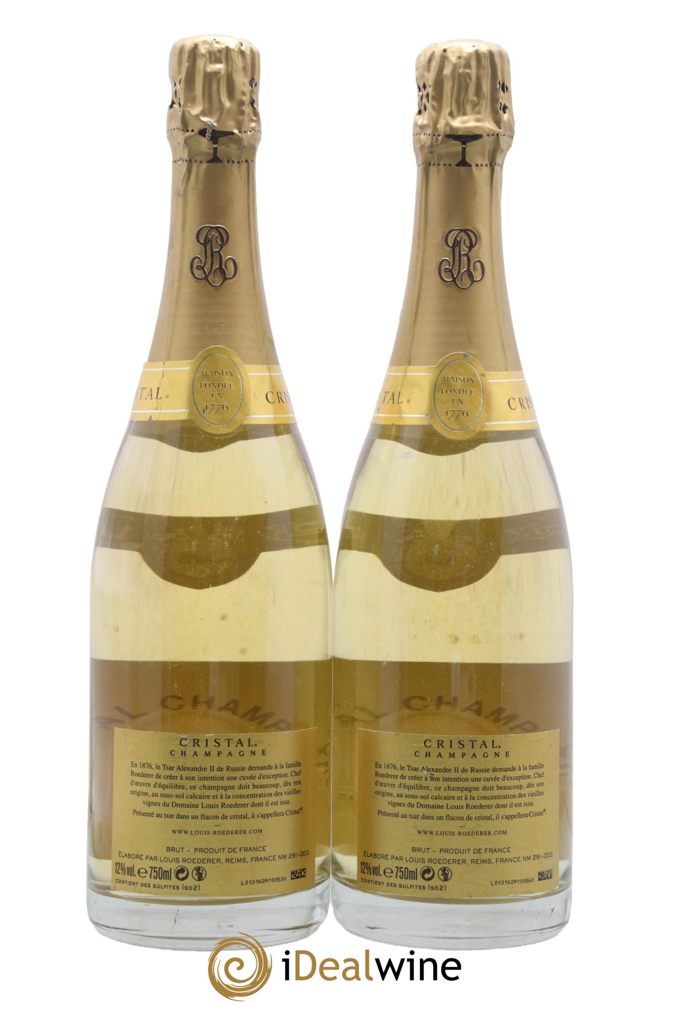 Cristal Louis Roederer 2008 - Lot de 2 bouteilles - 1