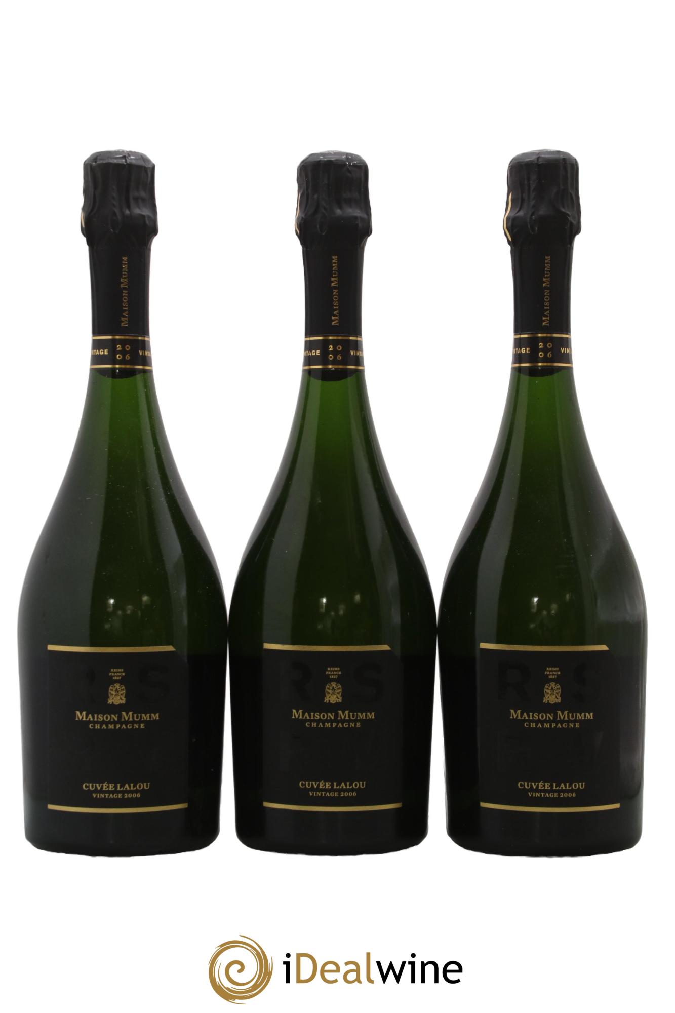 RSRV cuvée Lalou Mumm 2006 - Posten von 3 Flaschen - 0
