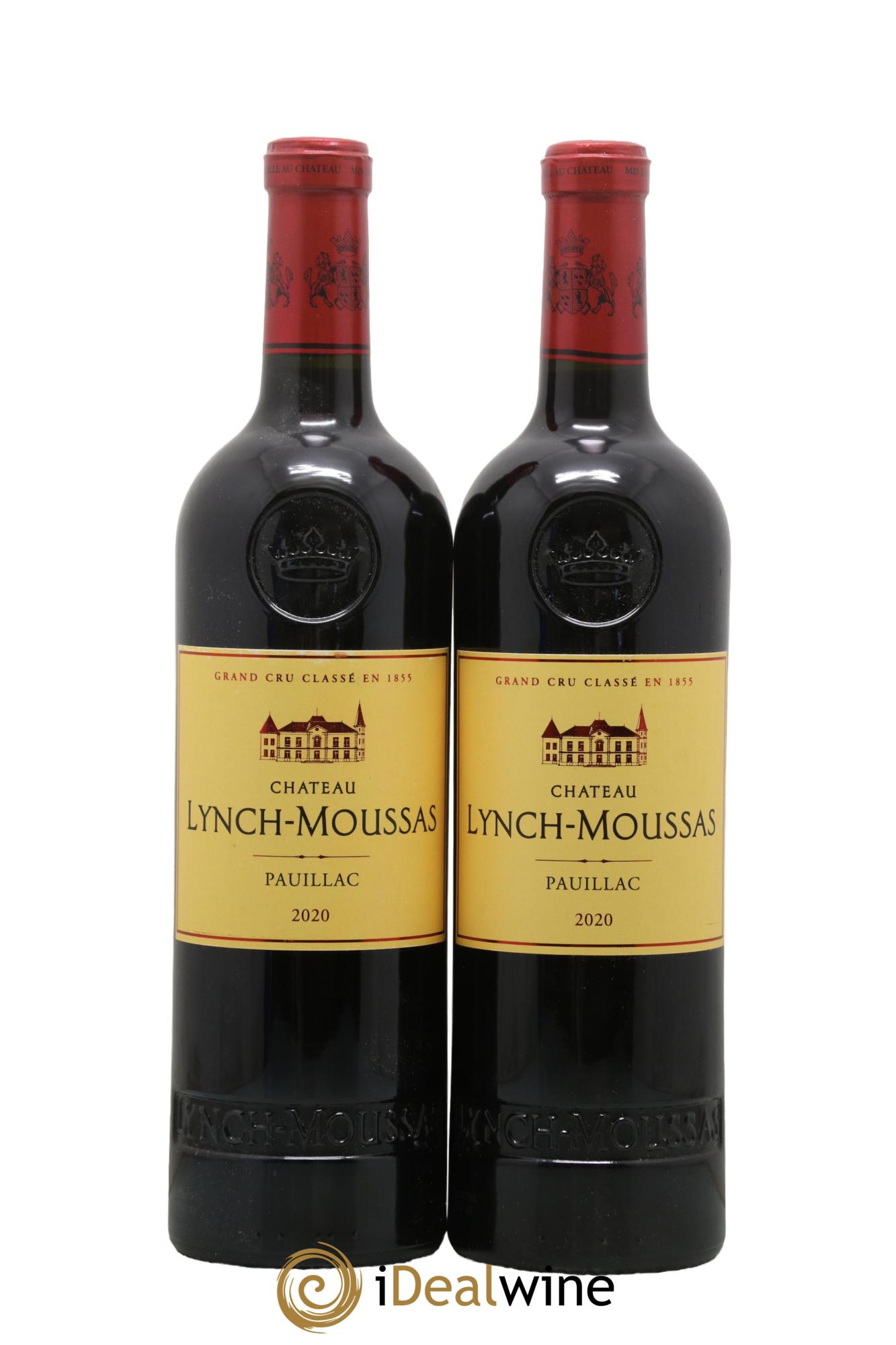 Château Lynch Moussas 5ème Grand Cru Classé 2020 - Lot of 2 bottles - 0