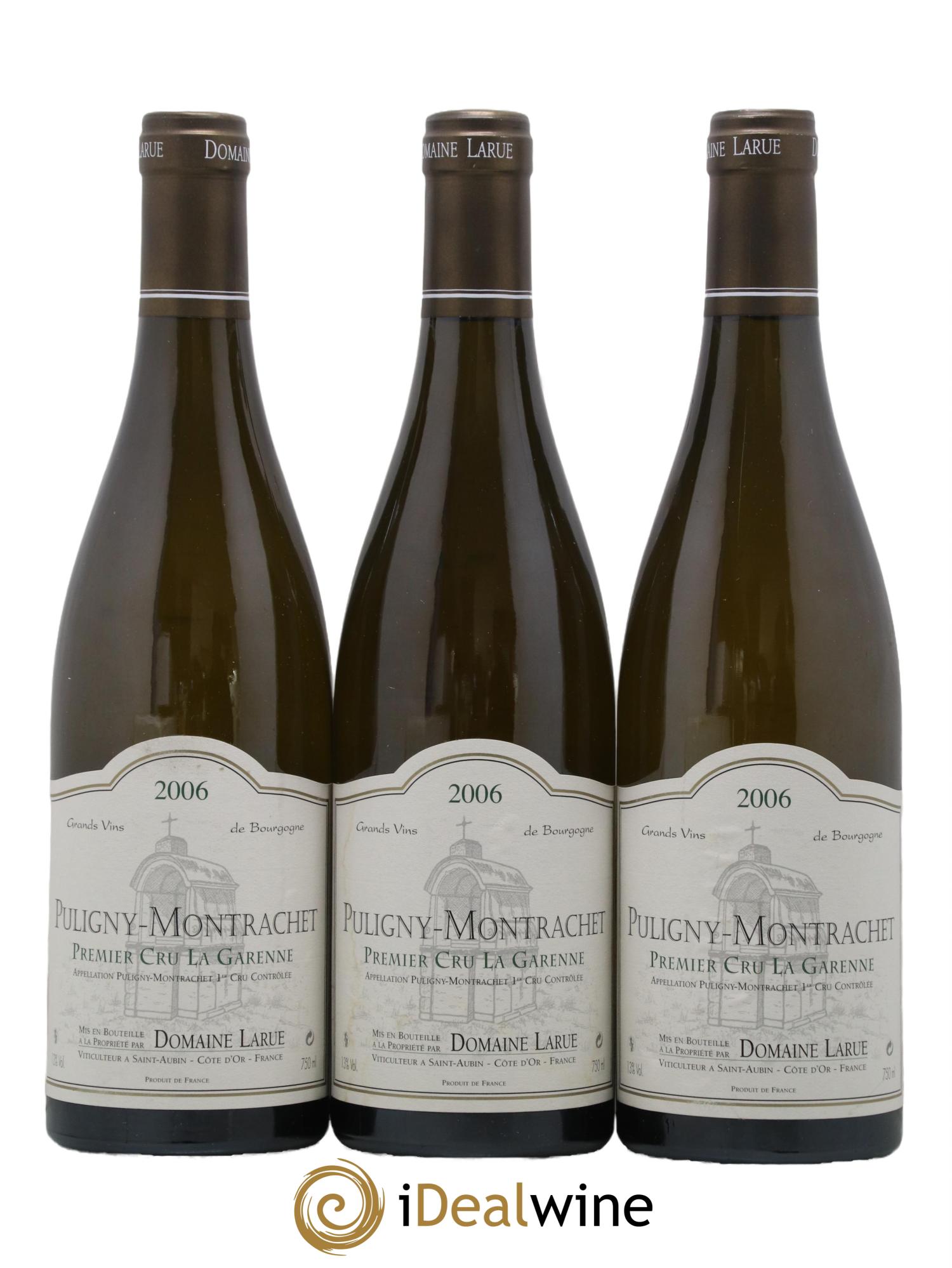 Puligny-Montrachet 1er Cru Domaine Larue 2006 - Lot de 3 bouteilles - 0