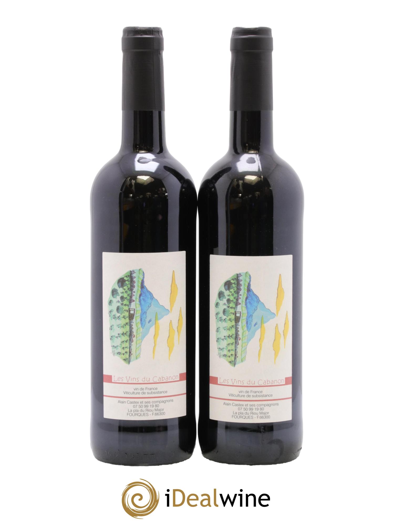 Vin de France Poudre d'Escampette Les Vins du Cabanon - Alain Castex 2020 - Lotto di 2 bottiglie - 0