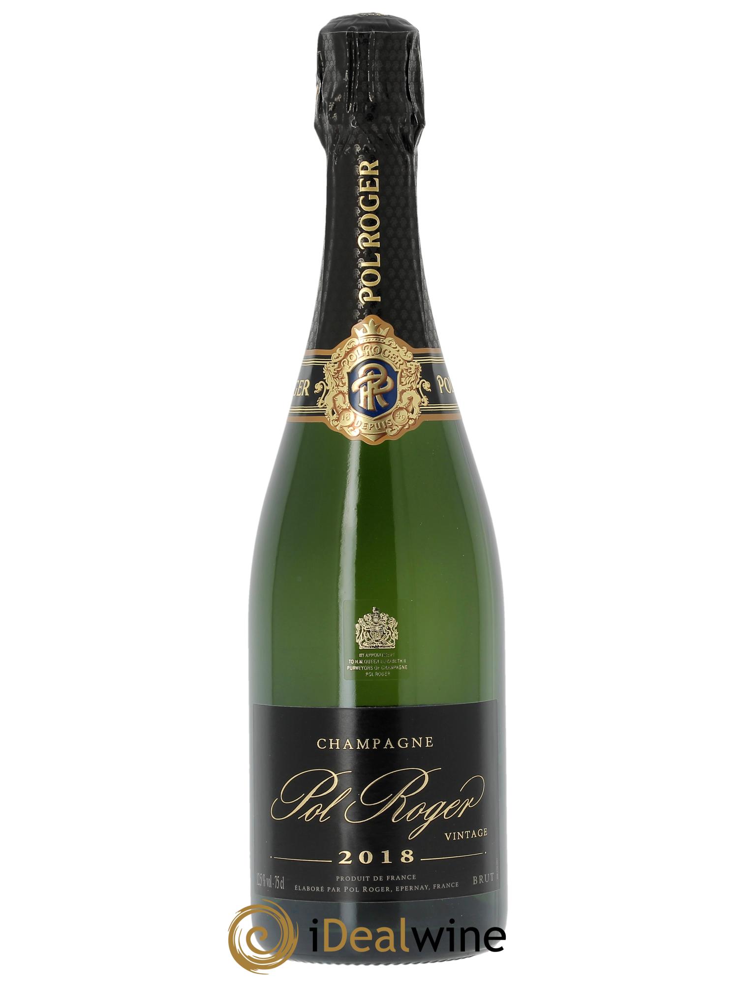 Brut Vintage Pol Roger  2018 - Lot de 1 bouteille - 1