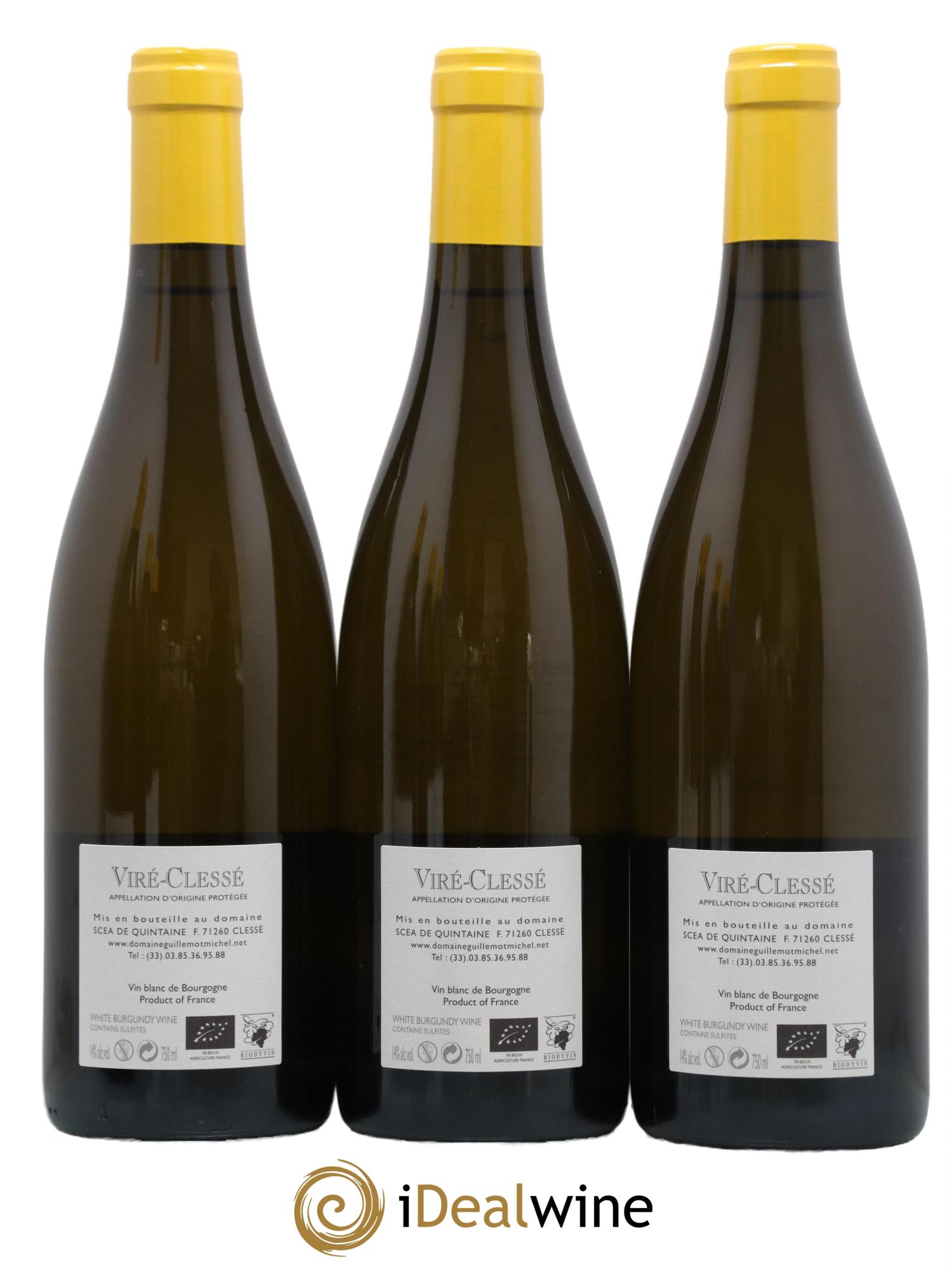 Viré-Clessé Quintaine Domaine Guillemot-Michel 2020 - Posten von 3 Flaschen - 1
