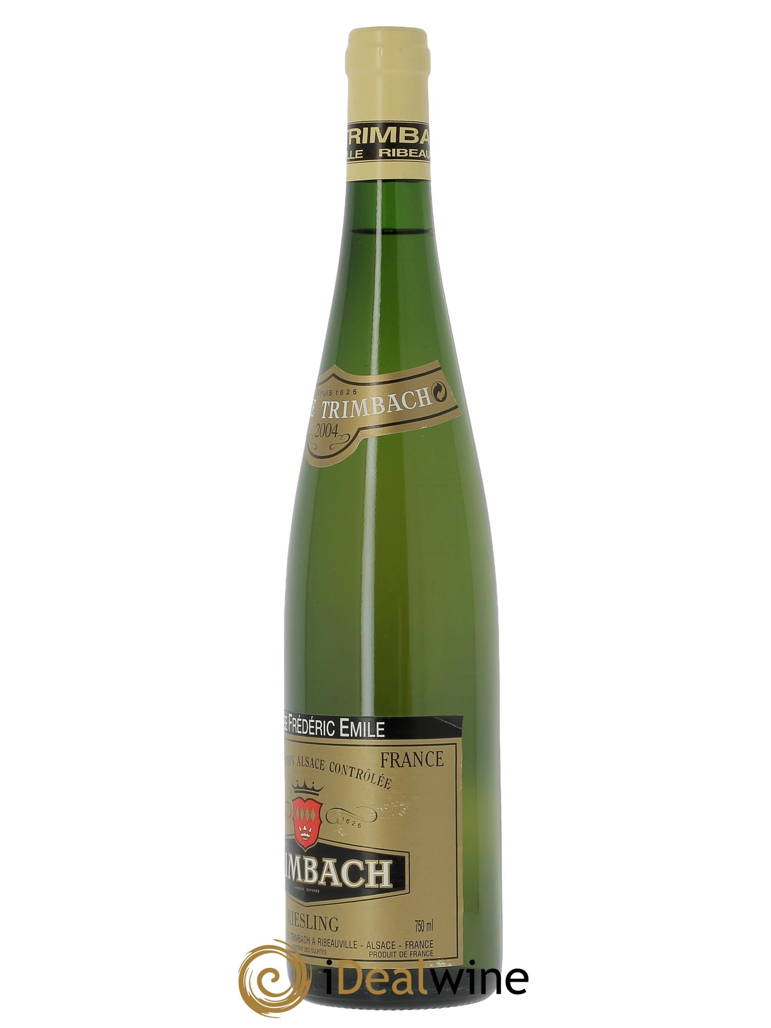 Alsace Riesling Cuvée Frédéric Emile Trimbach (Domaine)  2004 - Lot de 1 bouteille - 1