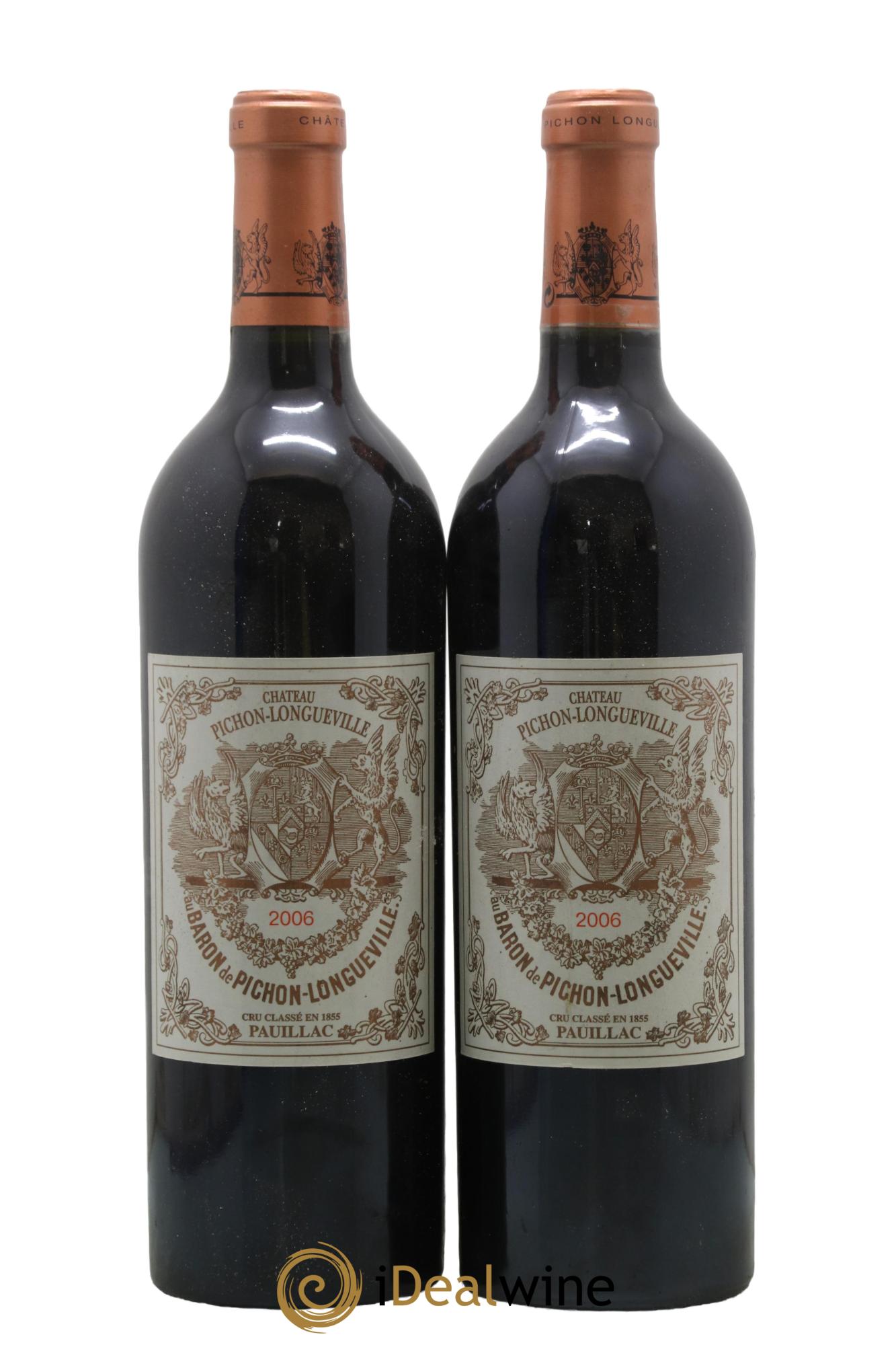 Pichon Longueville Baron 2ème Grand Cru Classé 2006 - Lot of 2 bottles - 0