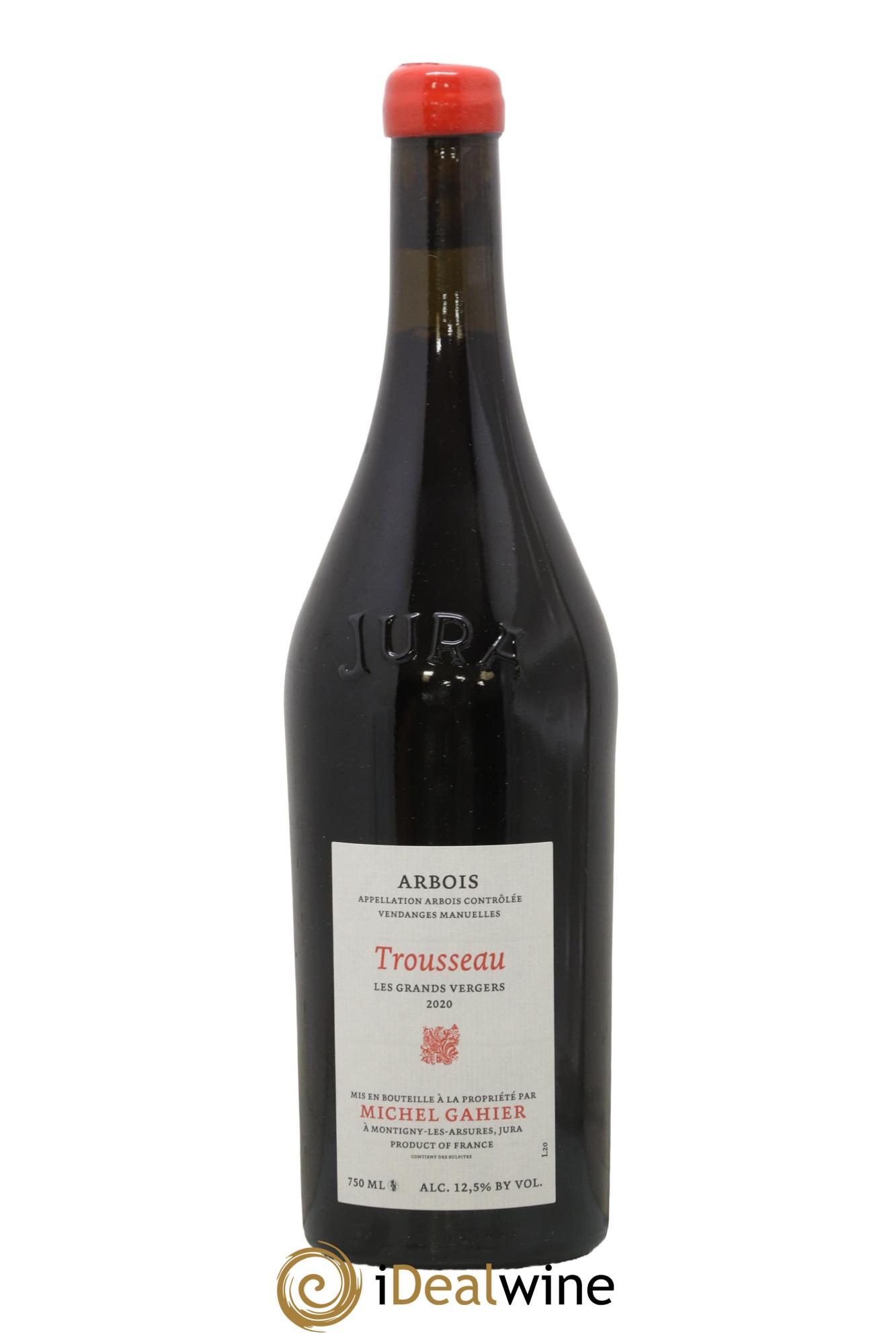 Arbois Trousseau Les Grands Vergers Michel Gahier 2020 - Lot de 1 bouteille - 0