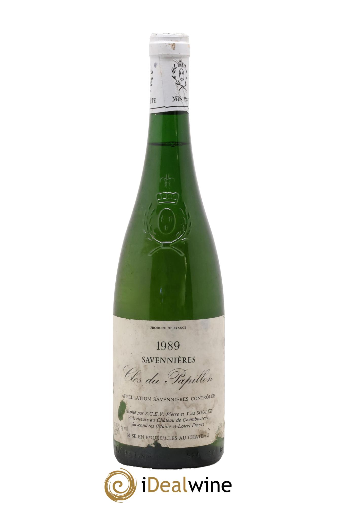 Savennières Clos du Papillon Château de Chamboureau 1989 - Posten von 1 Flasche - 0