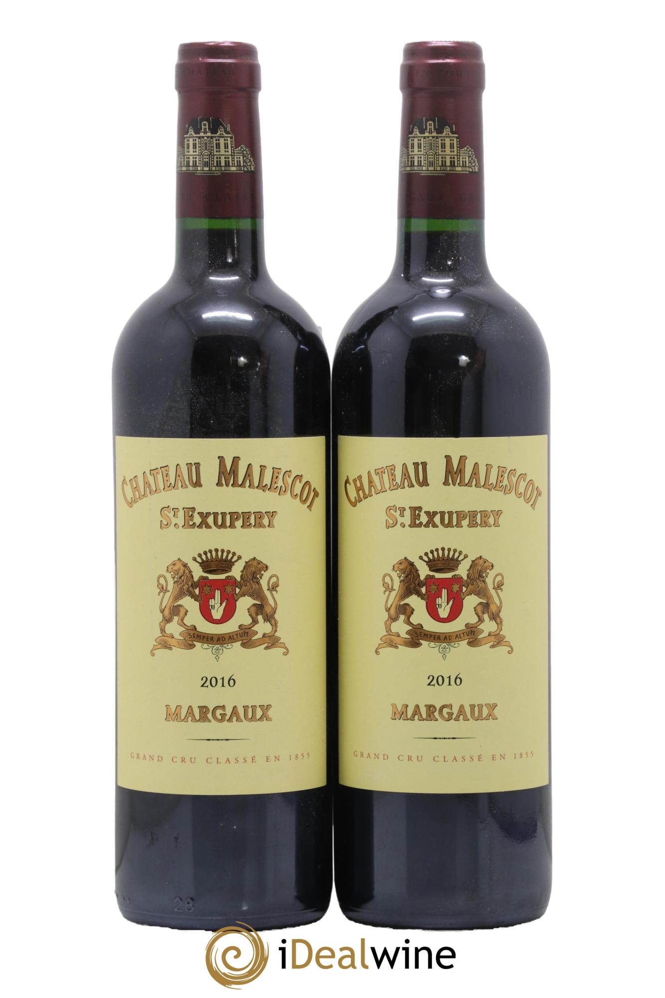 Château Malescot Saint-Exupéry 3ème Grand Cru Classé 2016 - Lot de 2 bouteilles - 0