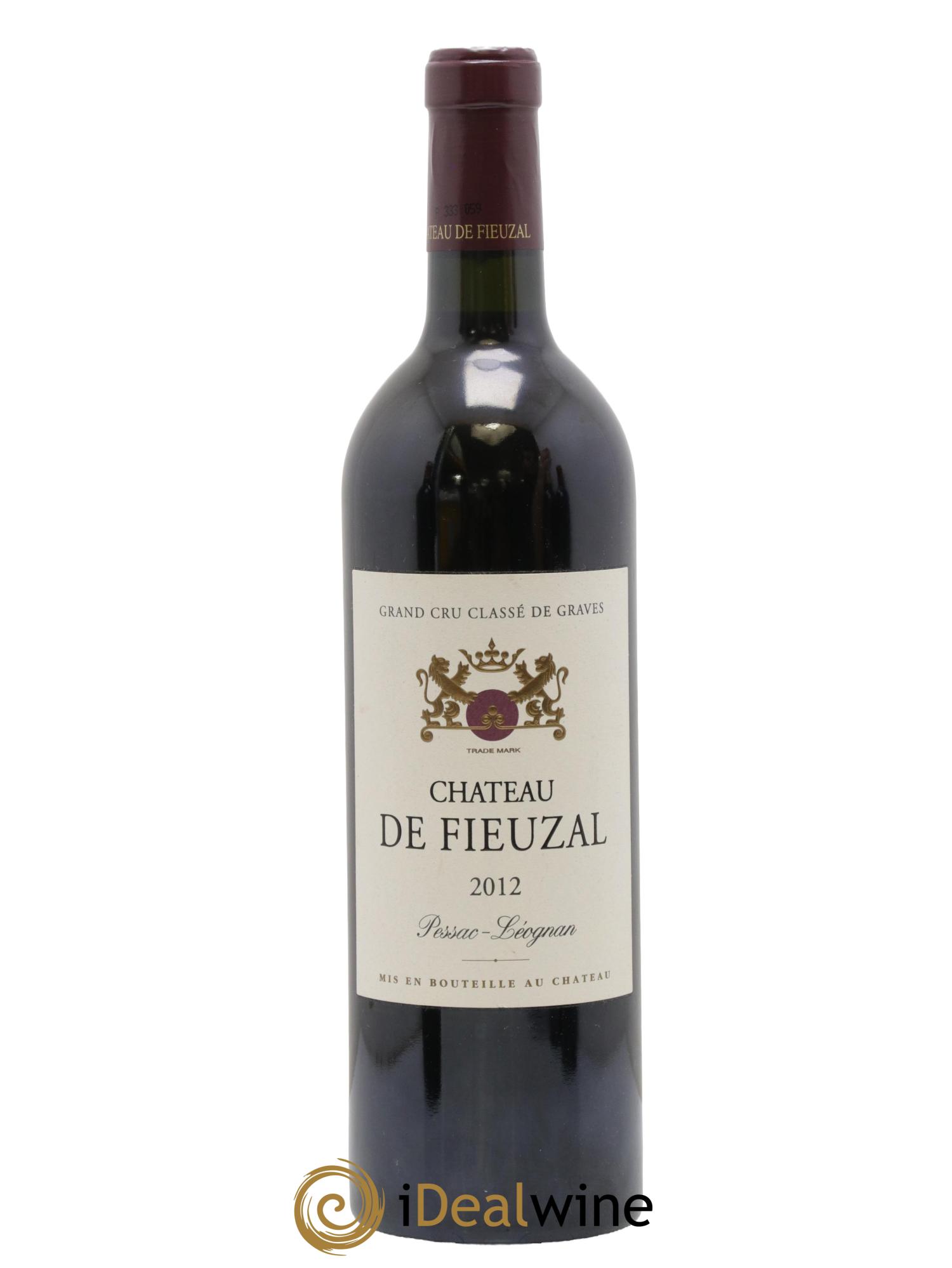Château de Fieuzal Cru Classé de Graves 2012 - Posten von 1 Flasche - 0