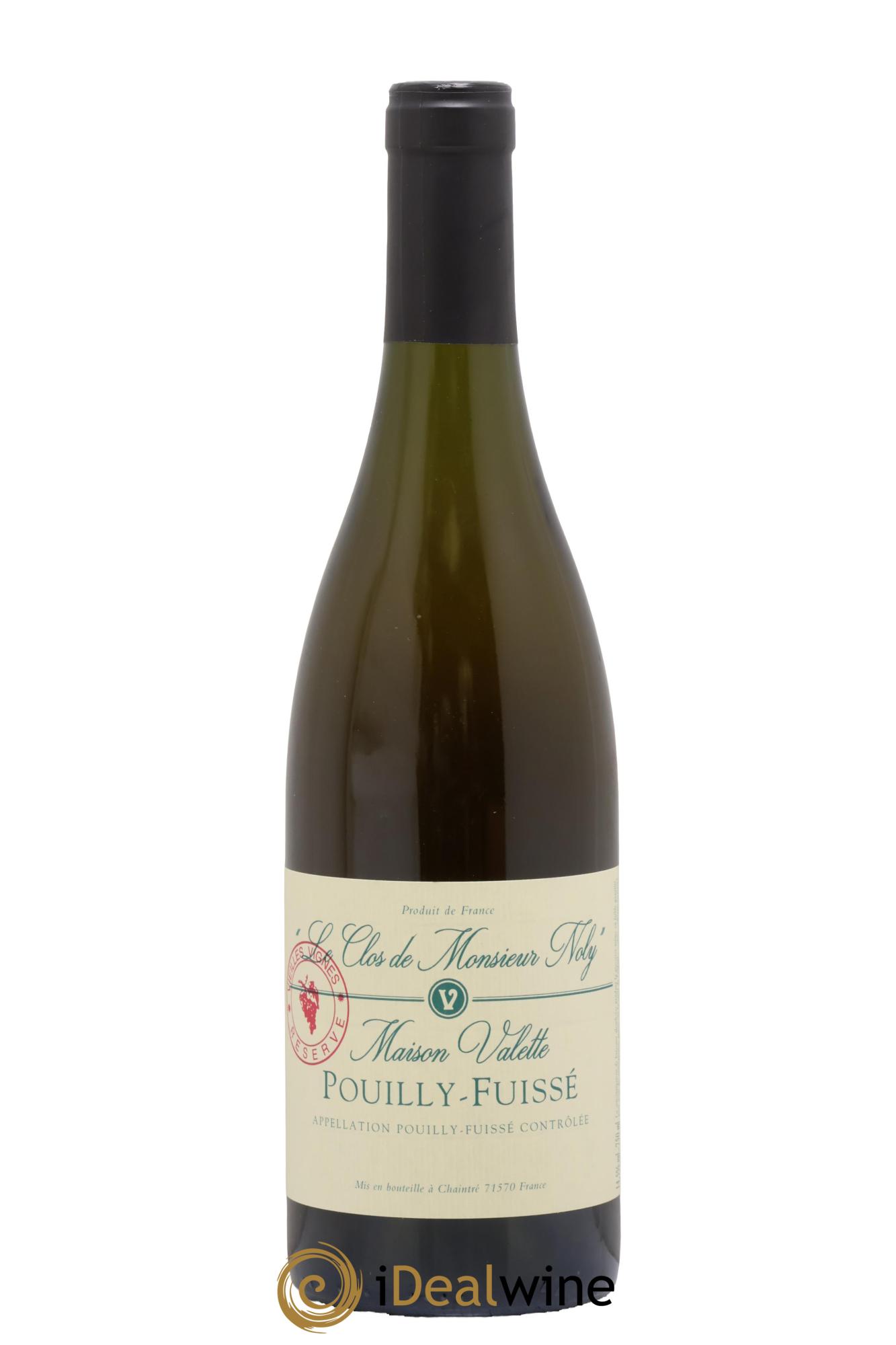 Pouilly-Fuissé Clos de Monsieur Noly Vieilles Vignes Valette (Domaine) - Posten von 1 Flasche - 0