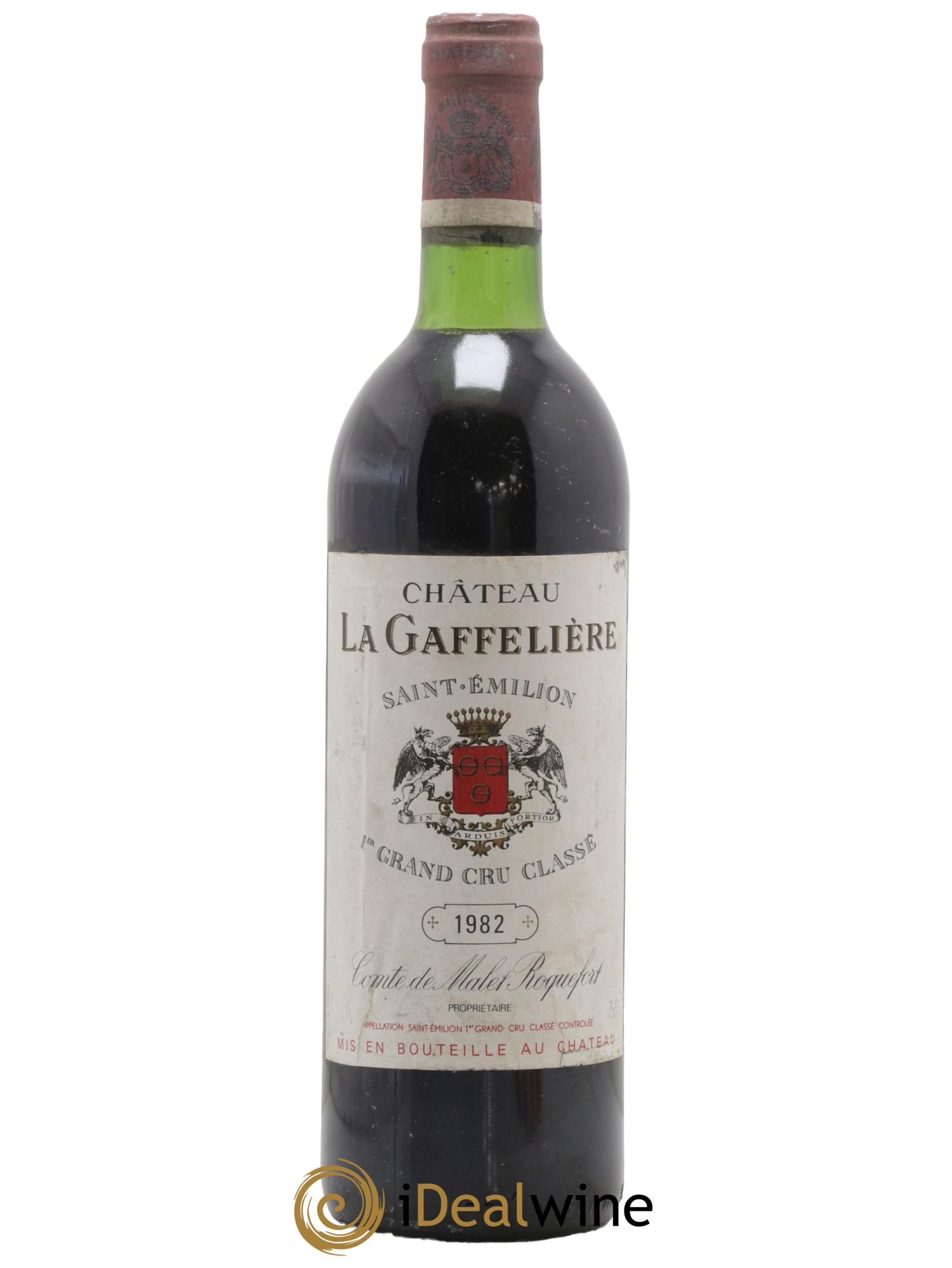 Château la Gaffelière 1er Grand Cru Classé B 1982 - Lot de 1 bouteille - 0