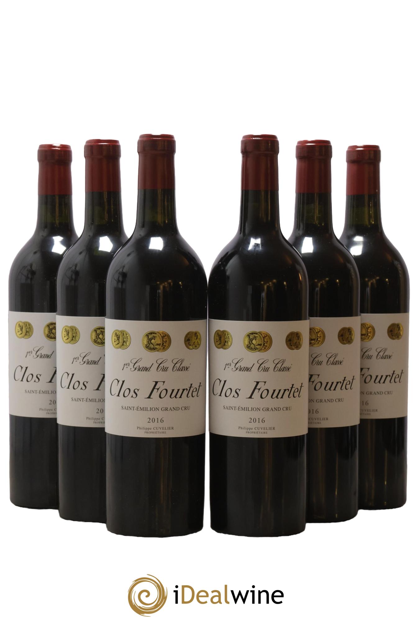 Clos Fourtet 1er Grand Cru Classé B 2016 - Posten von 6 Flaschen - 0