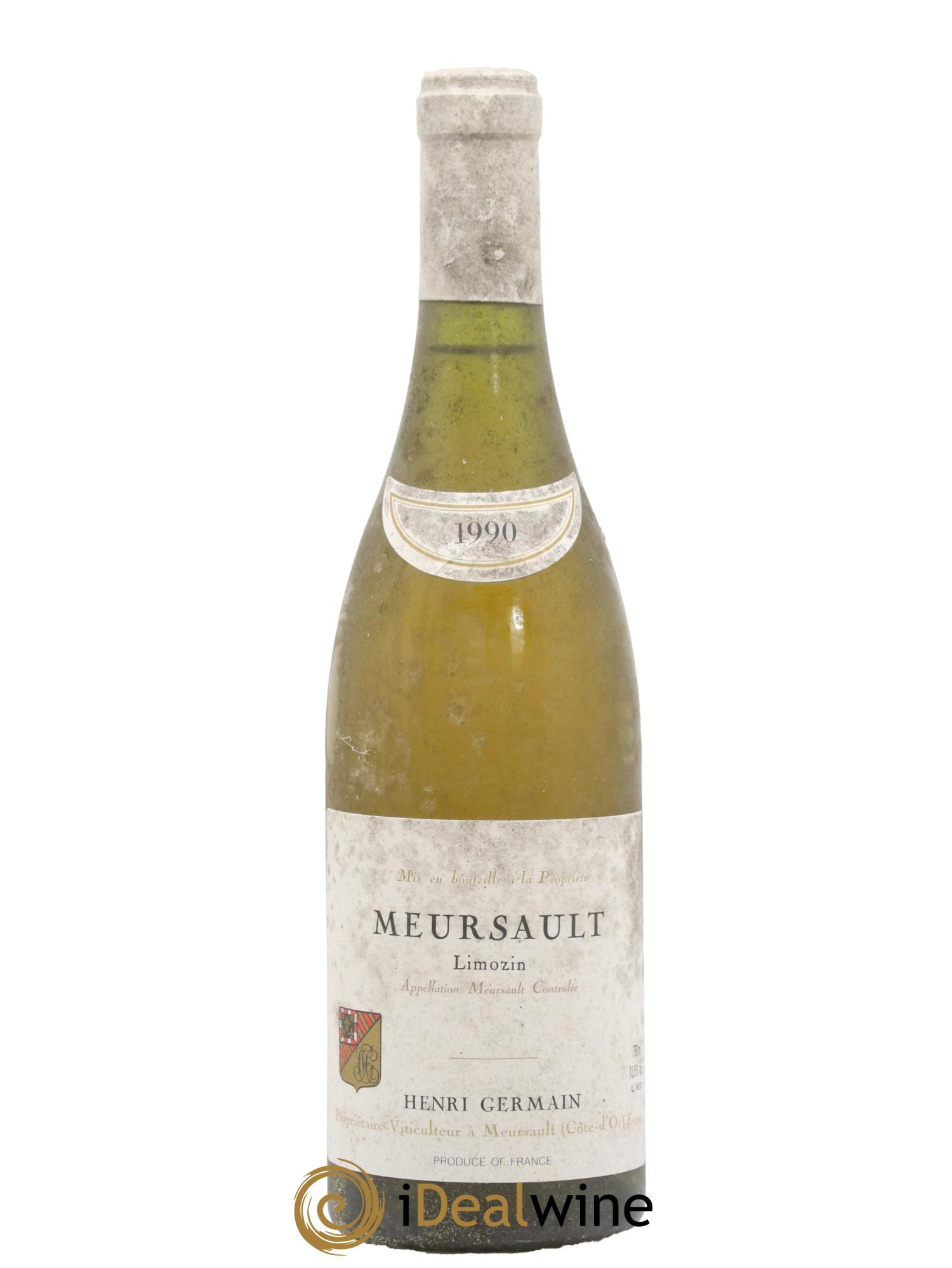 Meursault Limozin Henri Germain 1990 - Lot de 1 bouteille - 0