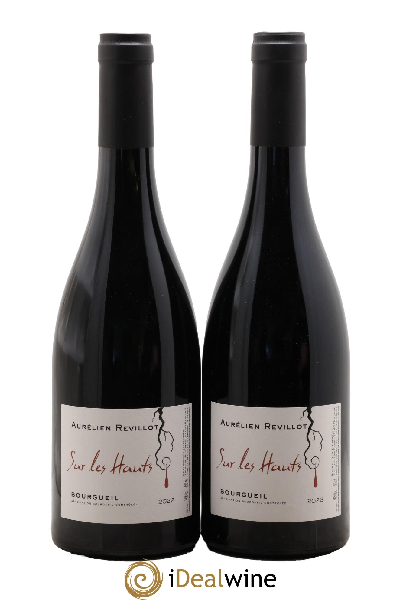 Bourgueil Sur Les Hauts Aurélien Révillot 2022 - Lot de 2 bouteilles - 0