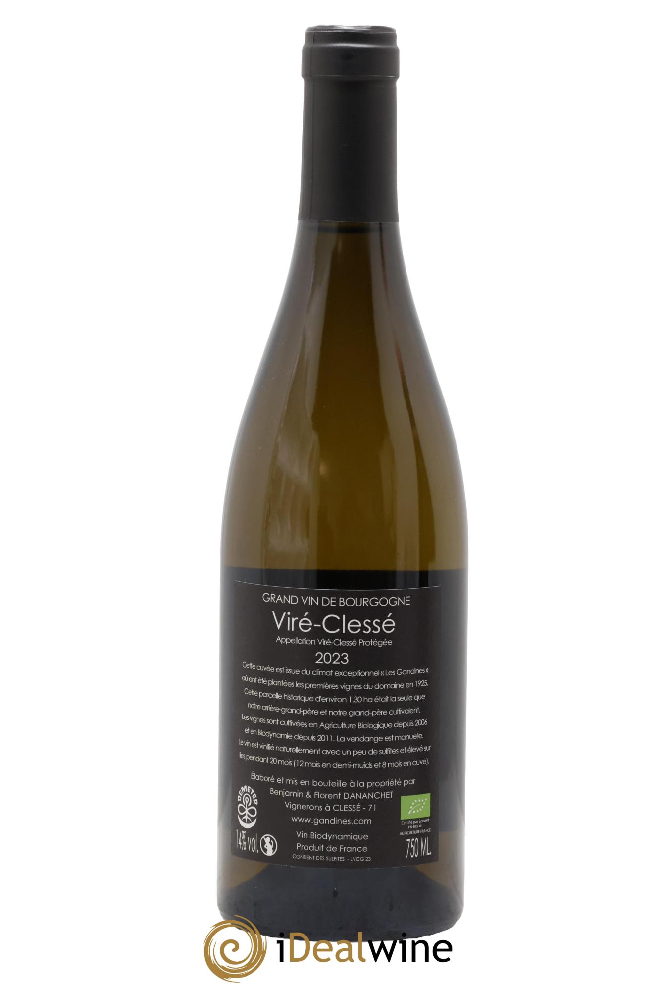 Viré-Clessé Les Gandines Domaines des Gandines 2023 - Lotto di 1 bottiglia - 1