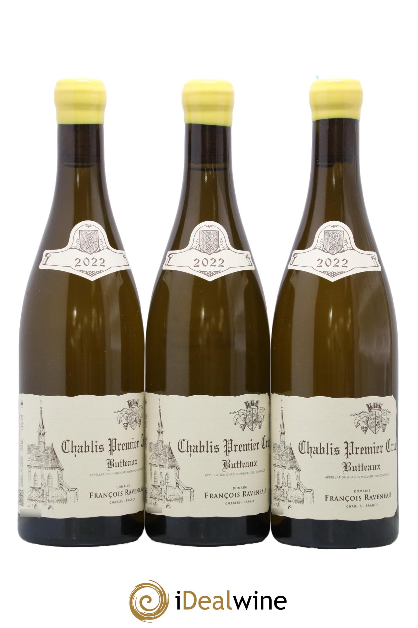 Chablis 1er Cru Butteaux Raveneau (Domaine) 2022 - Posten von 3 Flaschen - 0