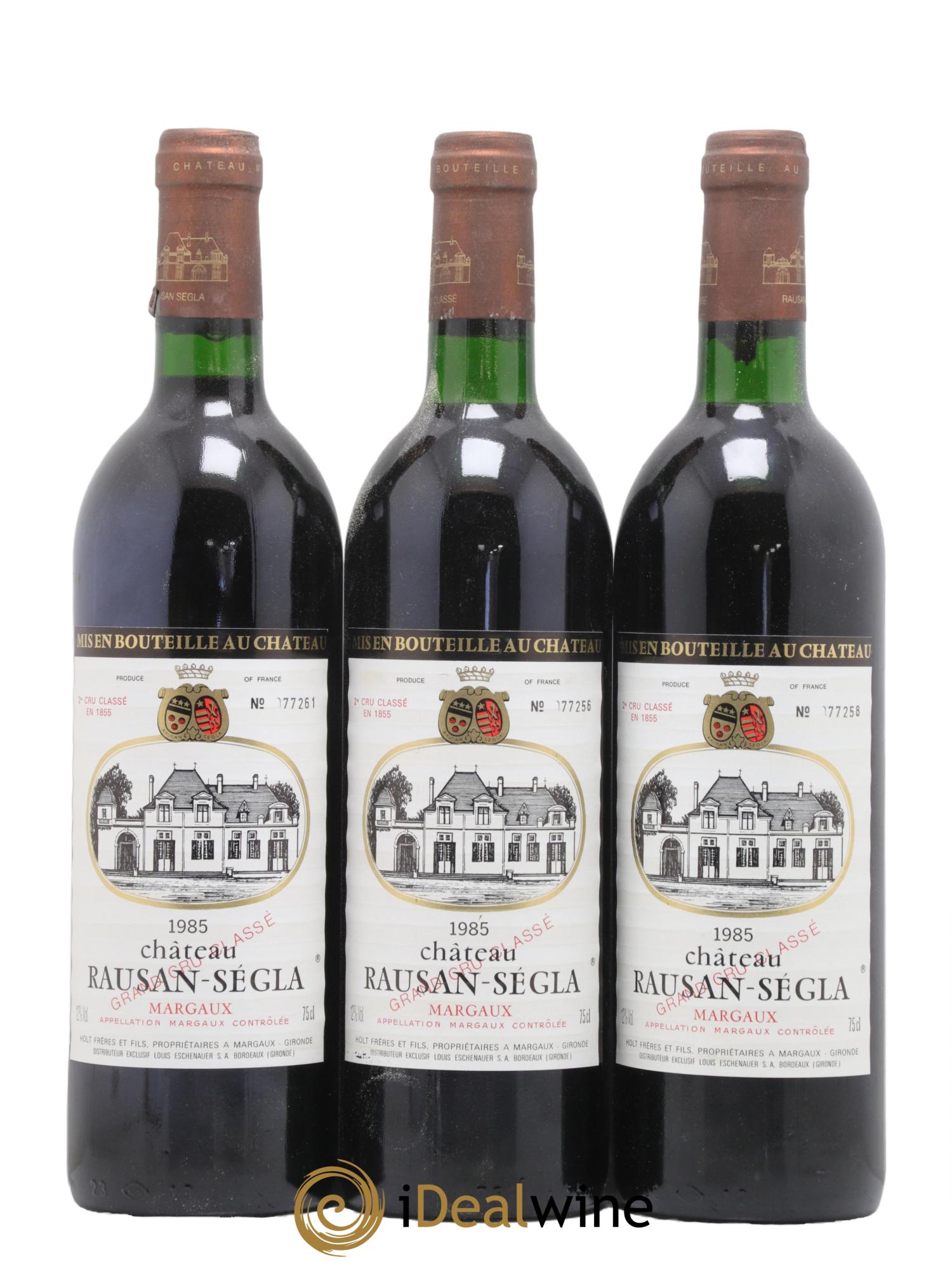Château Rauzan Ségla Grand Cru Classé 1985 - Lot de 12 bouteilles - 3