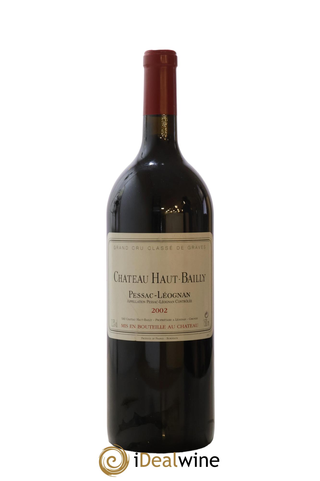 Château Haut-Bailly Cru Classé de Graves 2002 - Lot de 1 magnum - 0
