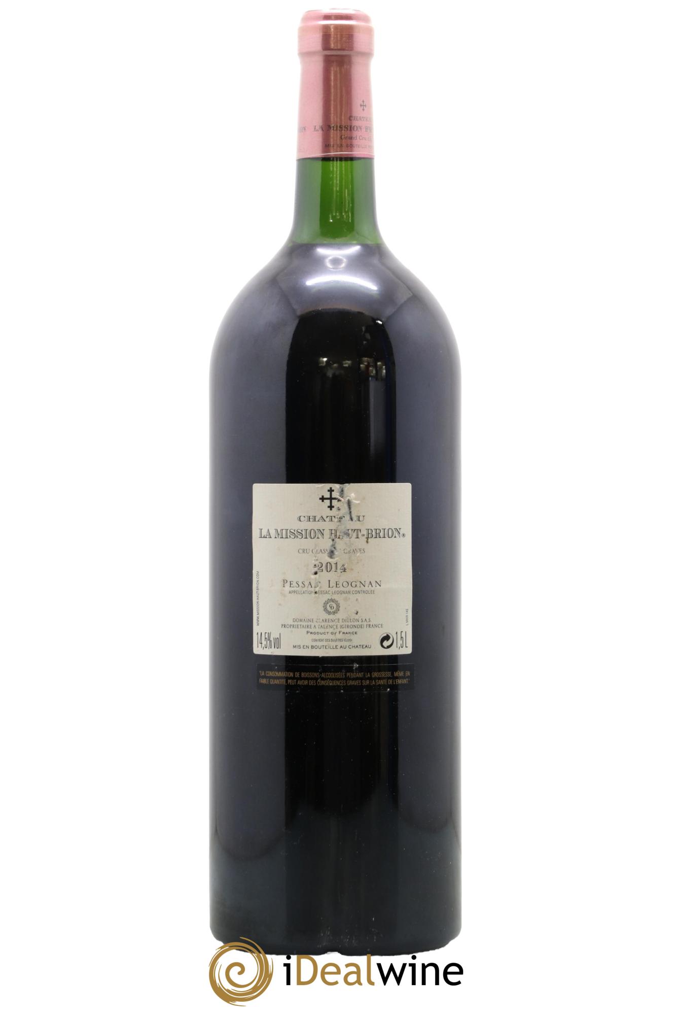 Château la Mission Haut-Brion Cru Classé de Graves 2014 - Posten von 1 Magnum - 1