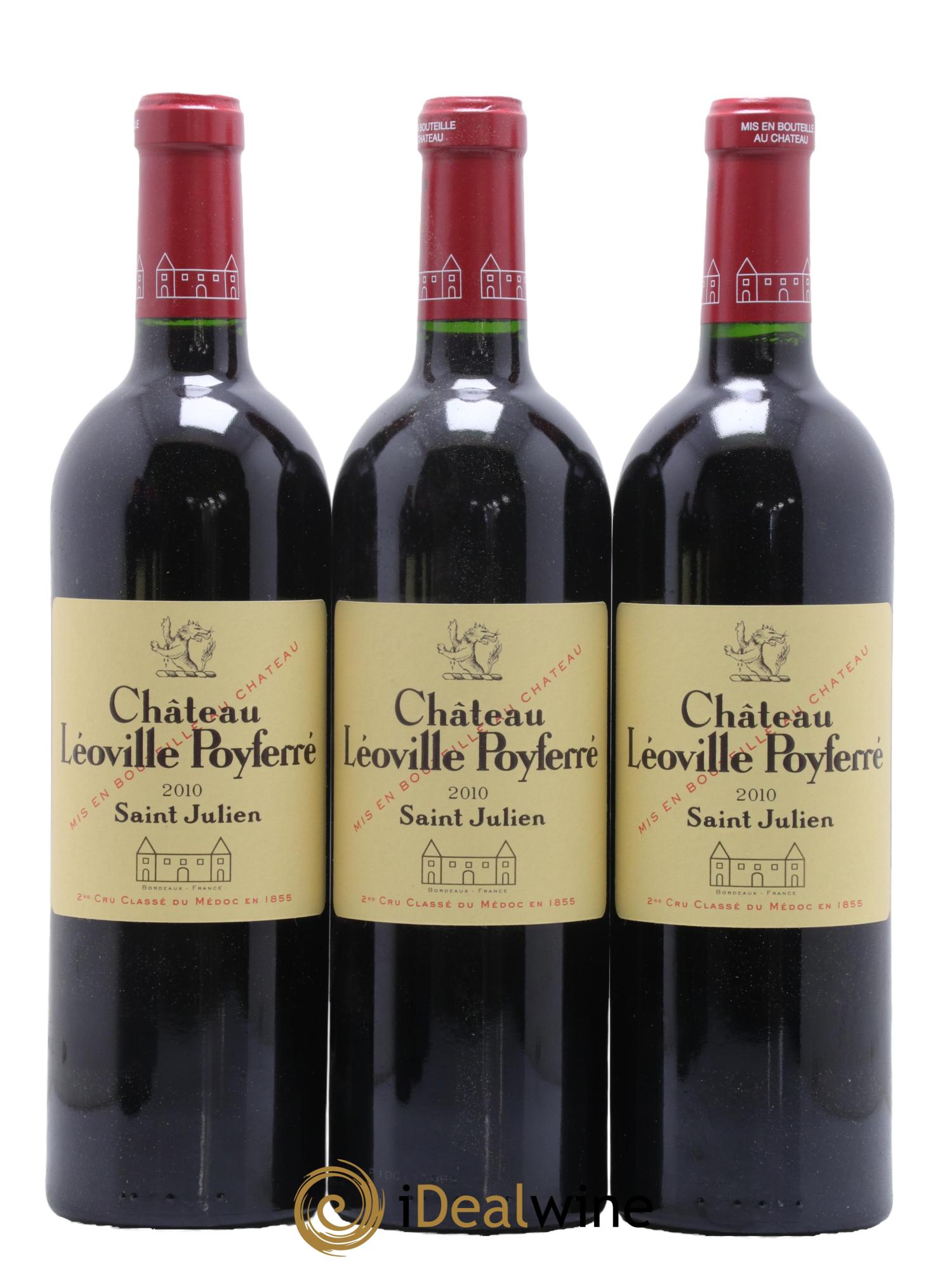 Château Léoville Poyferré 2ème Grand Cru Classé 2010 - Lot de 6 bouteilles - 2