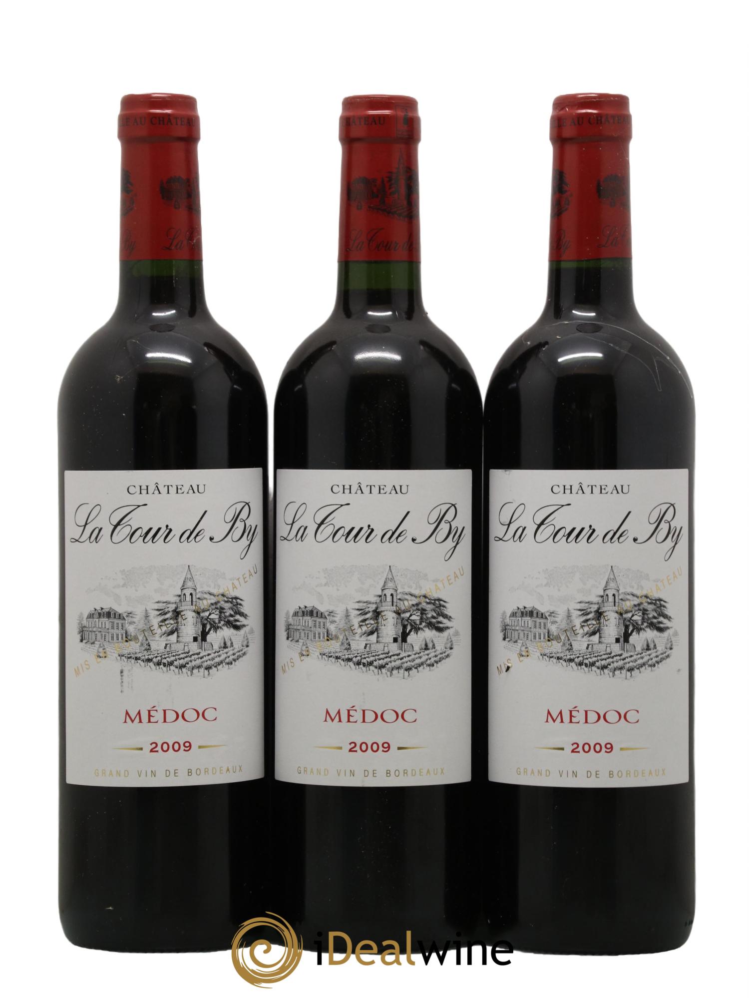 Château La Tour de By Cru Bourgeois 2009 - Lot de 3 bouteilles - 0