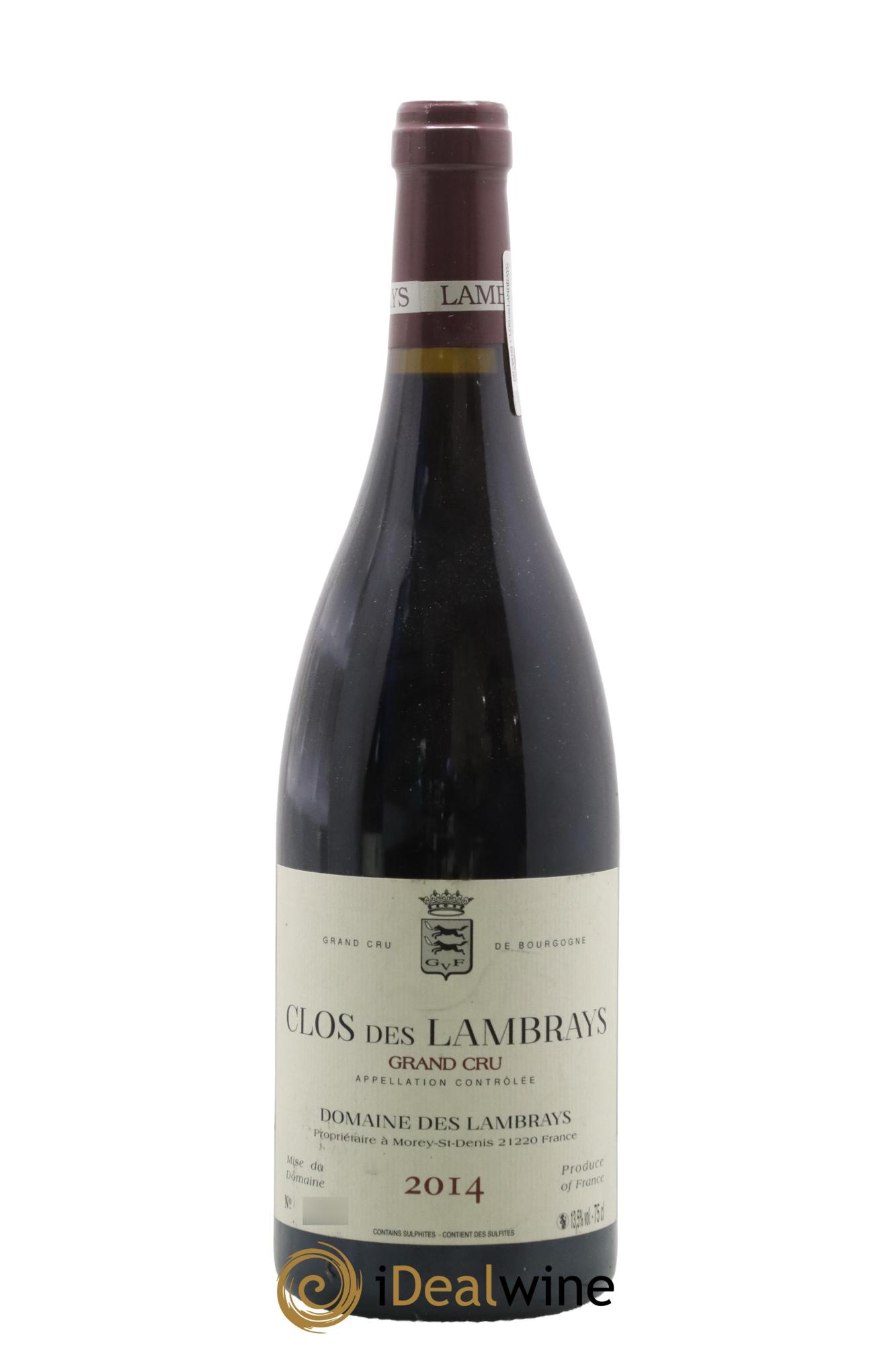 Clos des Lambrays Grand Cru Domaine des Lambrays 2014 - Lot de 1 bouteille - 0