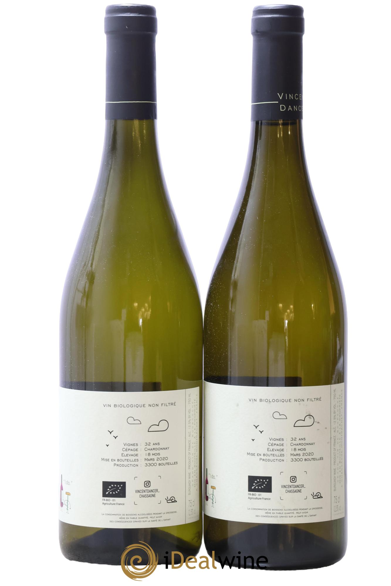 Meursault Les Corbins Vincent Dancer 2018 - Lot de 2 bouteilles - 1