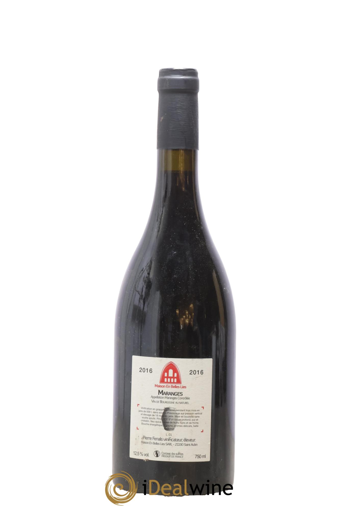 Maranges Maison En Belles Lies 2016 - Posten von 1 Flasche - 1