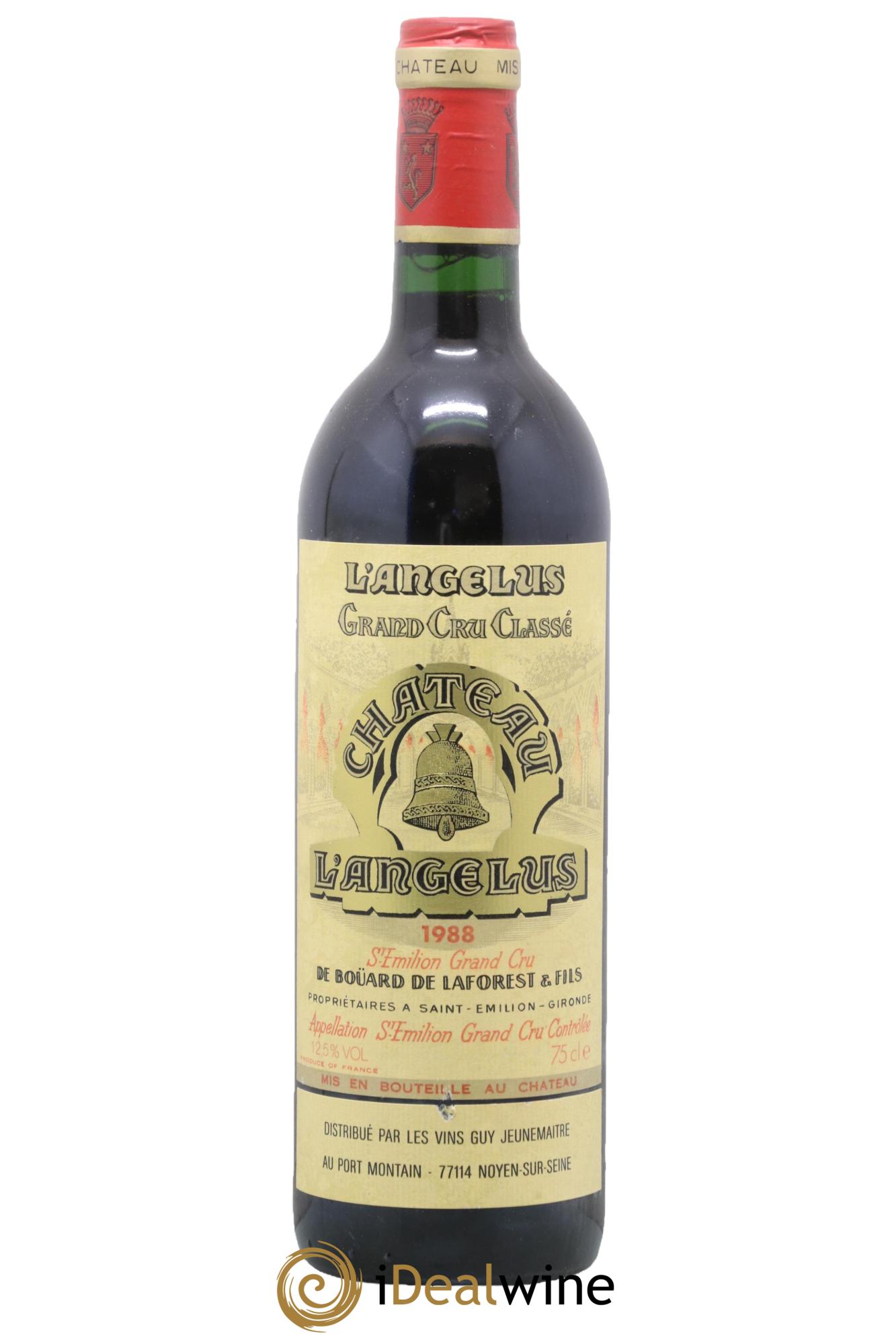 Château Angélus 1er Grand Cru Classé A 1988 - Lot de 1 bouteille - 0