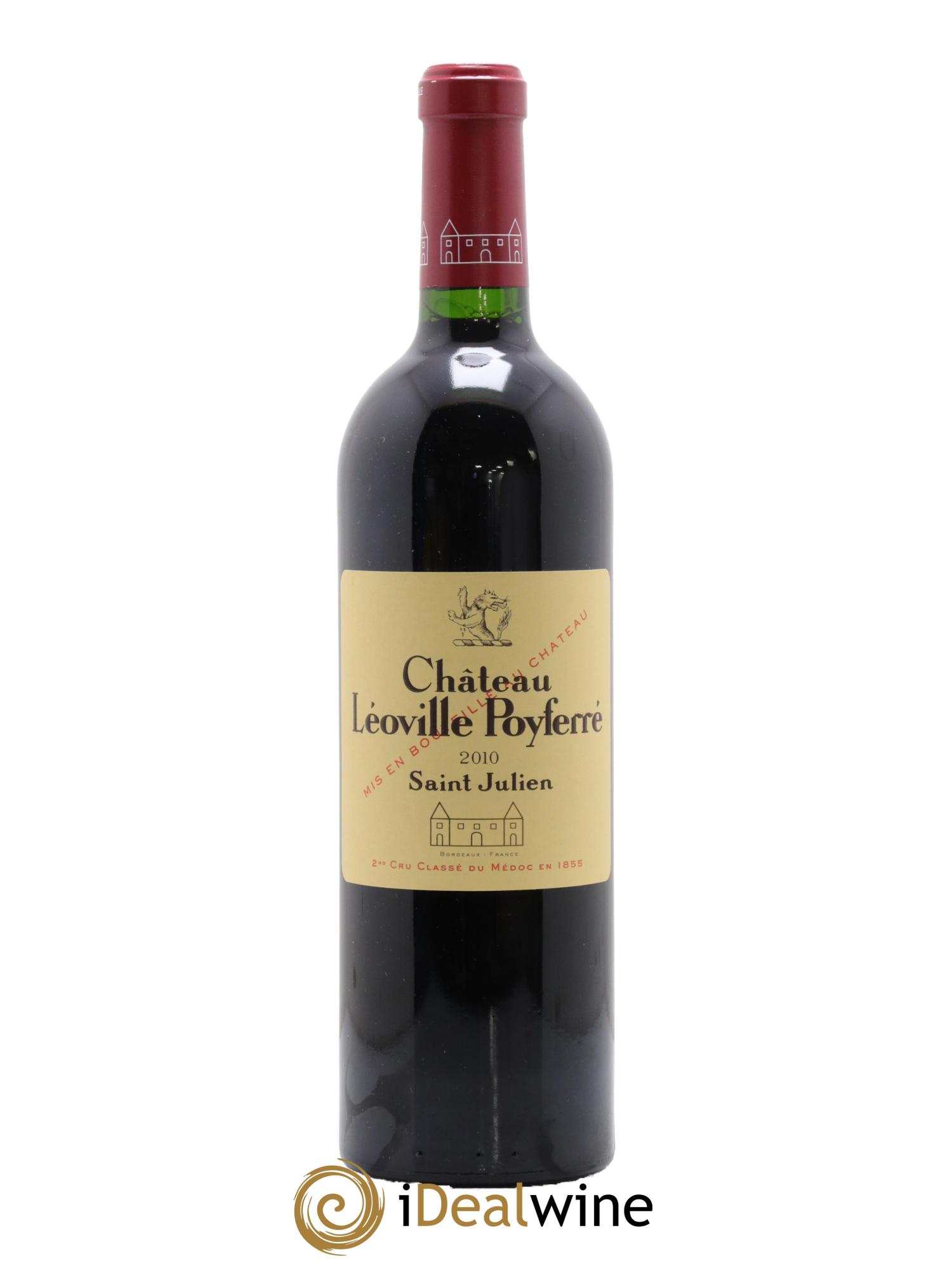 Château Léoville Poyferré 2ème Grand Cru Classé 2010 - Lot de 1 bouteille - 0