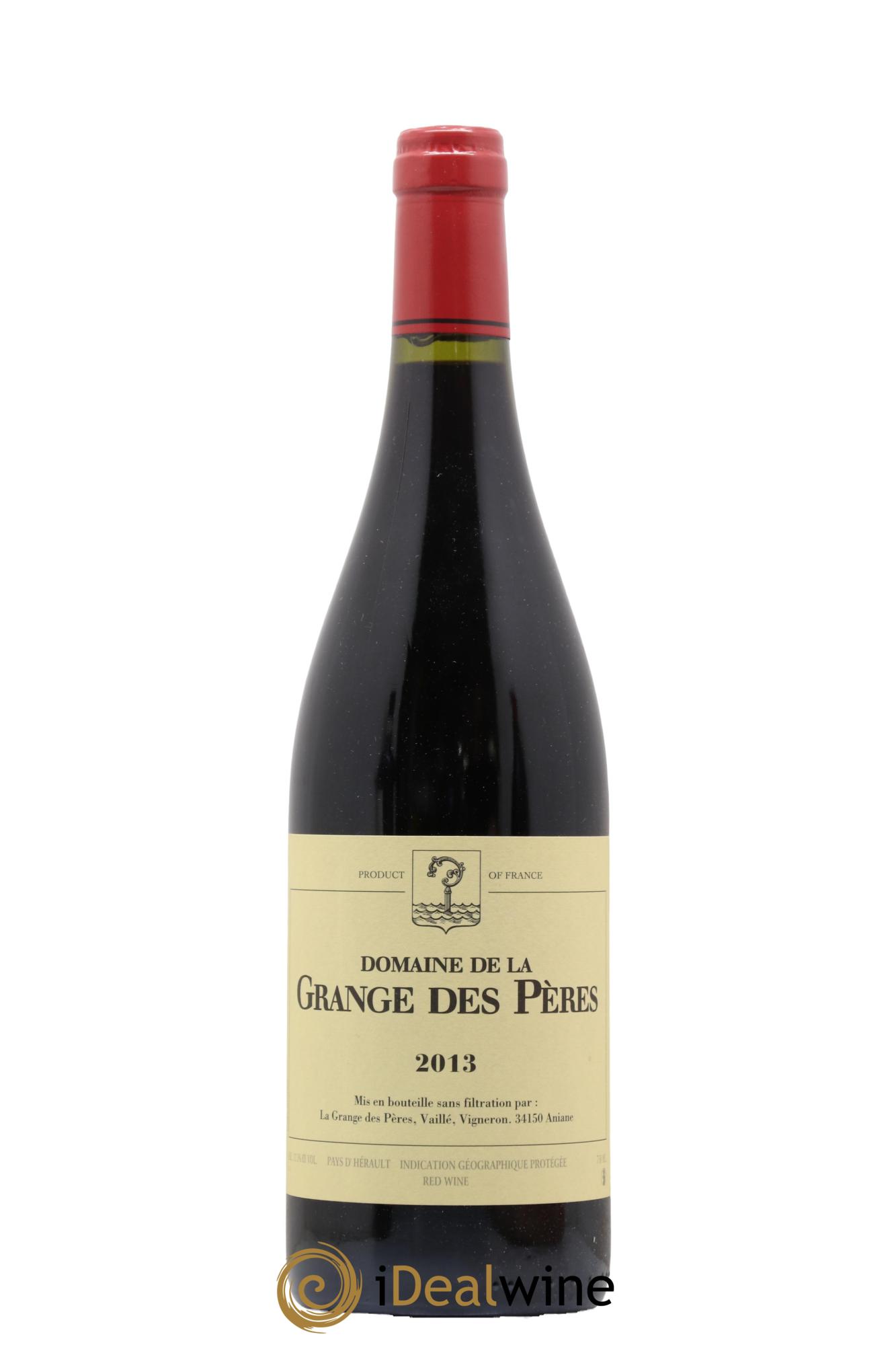IGP Pays d'Hérault Grange des Pères Laurent Vaillé  2013 - Lot of 1 bottle - 0