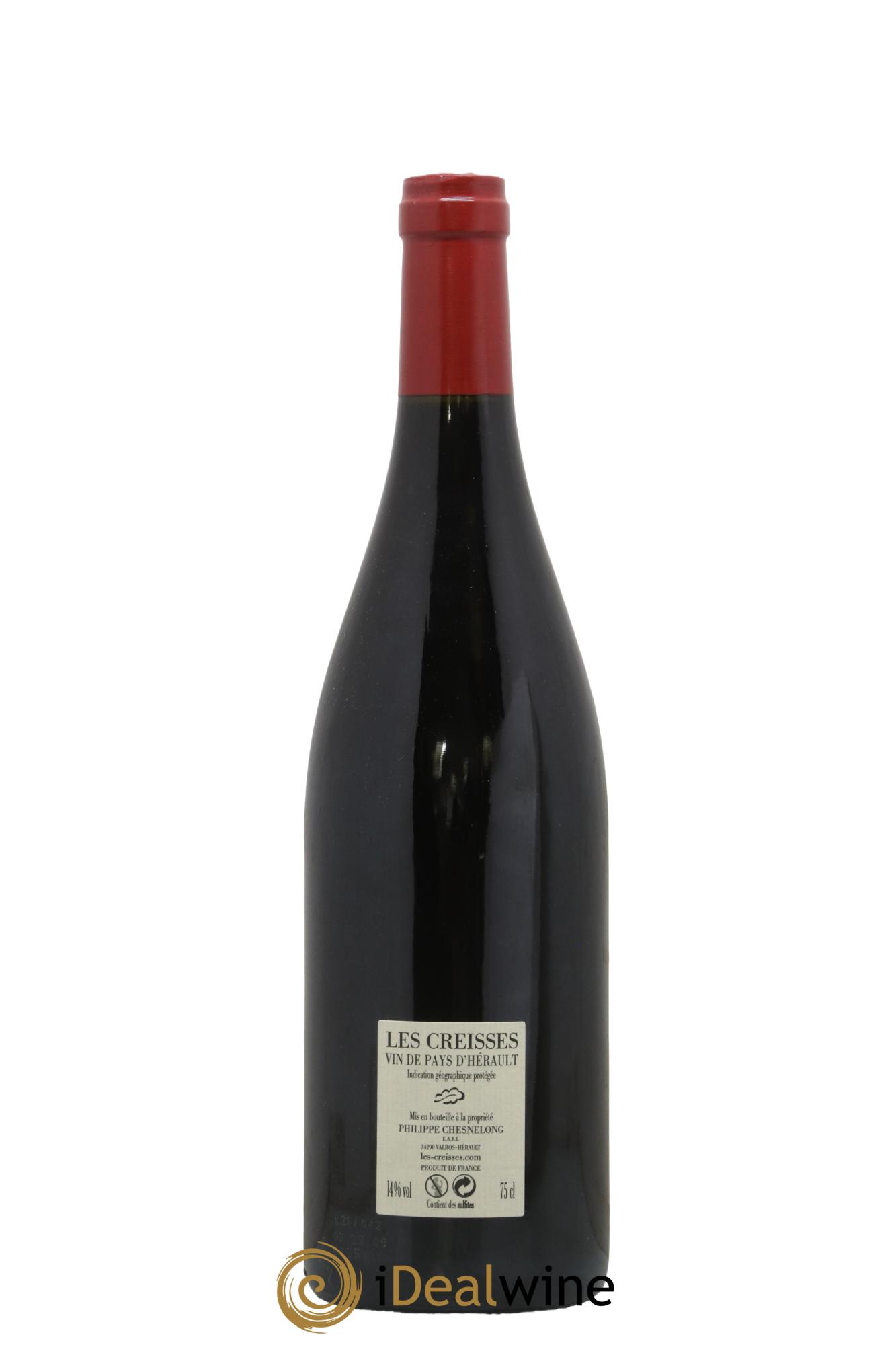 Vin de Pays d'Hérault Les Creisses Les Creisses (Domaine) Les Creisses Les Creisses (Domaine) 2019 - Lot de 1 bouteille - 1