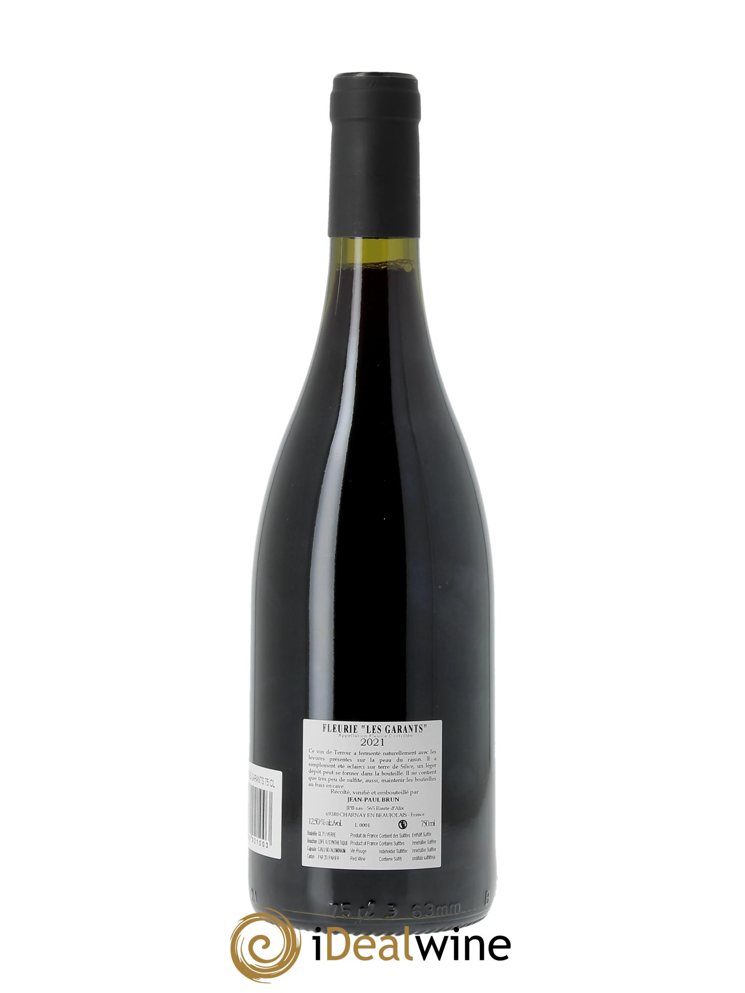 Fleurie Les Garants Terres dorées - J-P. Brun (Domaine des)  2021 - Lotto di 1 bottiglia - 1