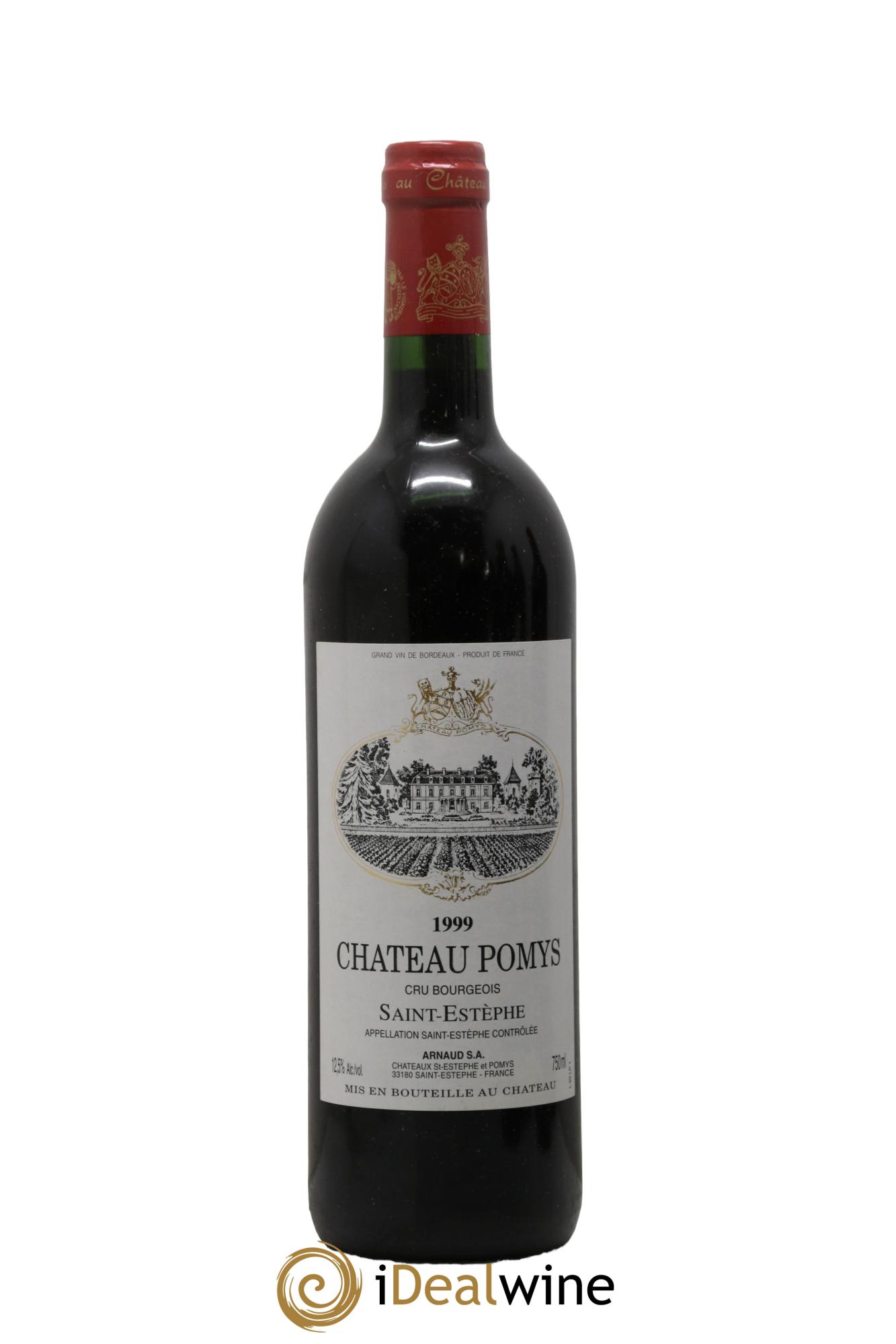 Château Pomys Cru Bourgeois 1999 - Lot de 1 bouteille - 0