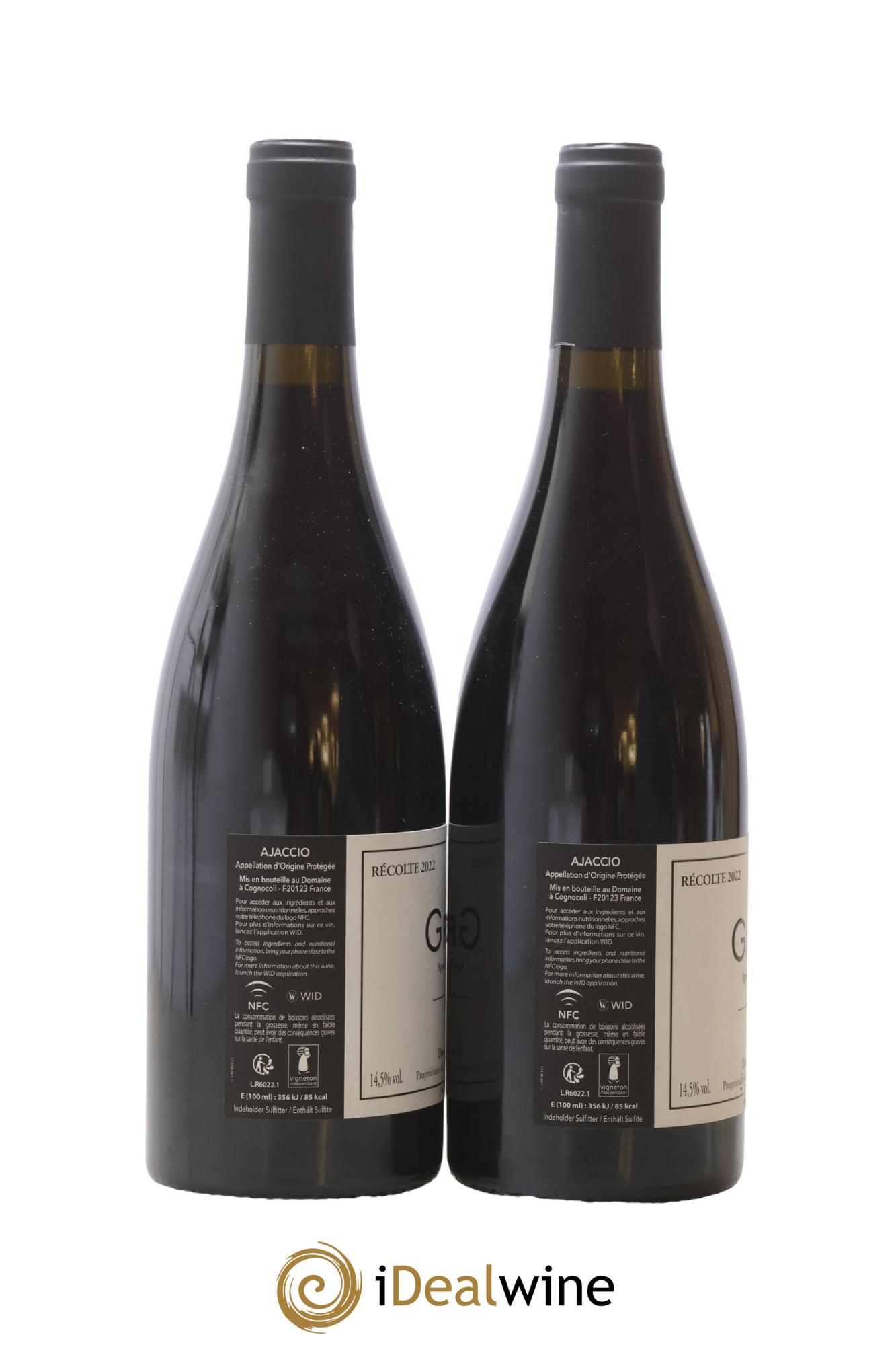 Ajaccio Granit 60 Vaccelli 2022 - Posten von 2 Flaschen - 1