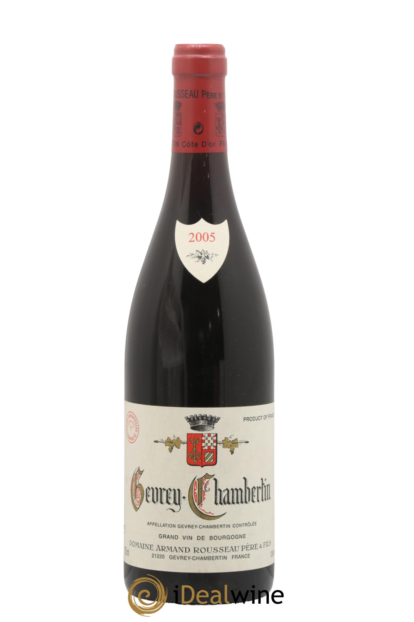 Gevrey-Chambertin Armand Rousseau (Domaine) 2005 - Posten von 1 Flasche - 0