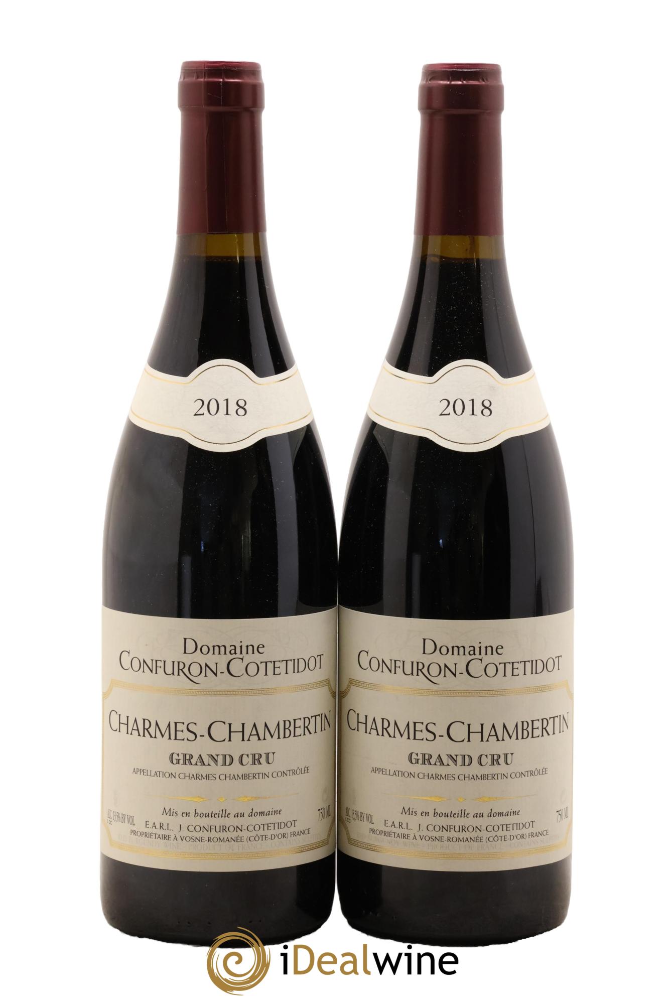 Charmes-Chambertin Grand Cru Confuron-Cotetidot 2018 - Posten von 2 Flaschen - 0
