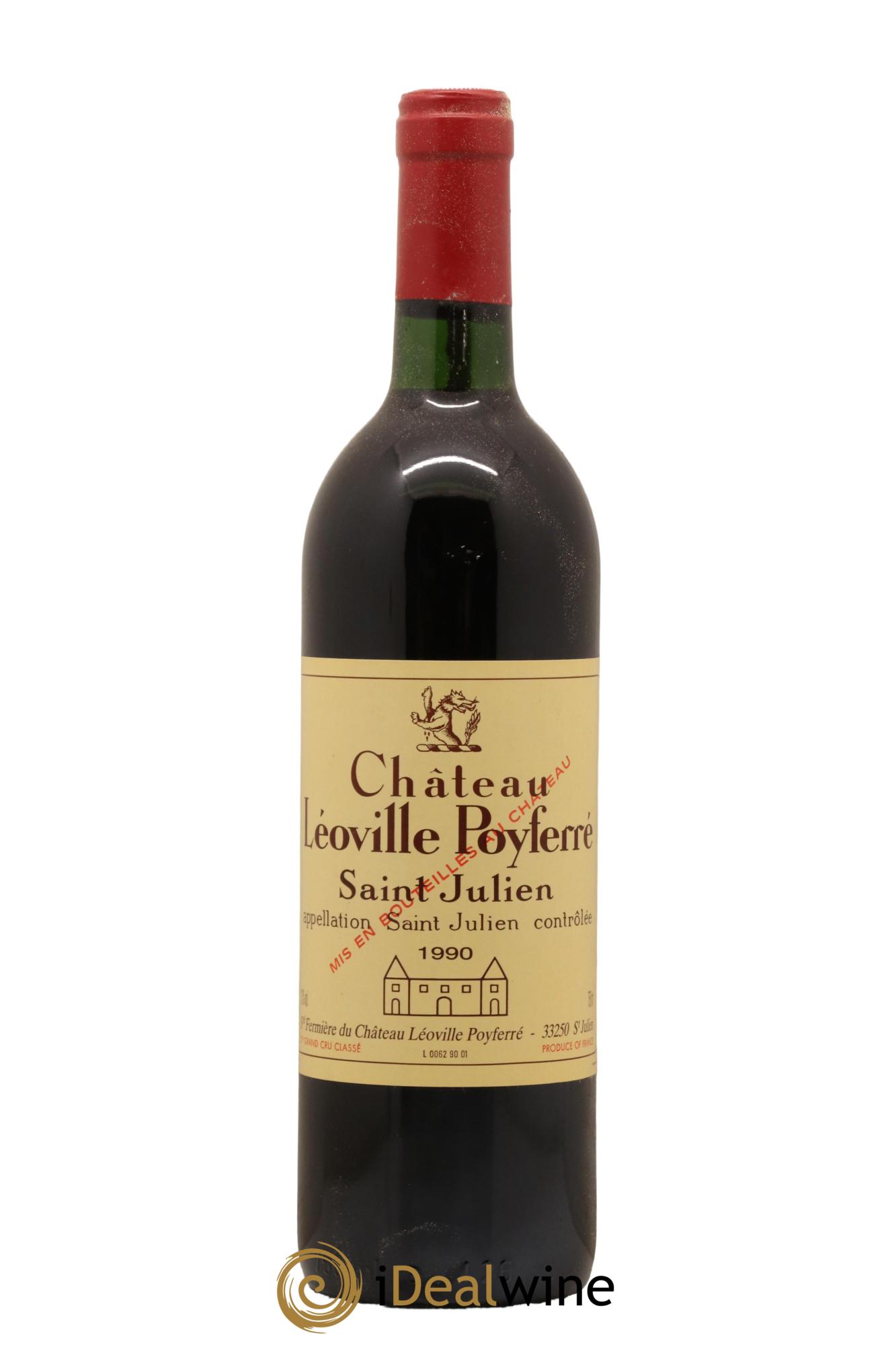 Château Léoville Poyferré 2ème Grand Cru Classé 1990 - Lot de 1 bouteille - 0