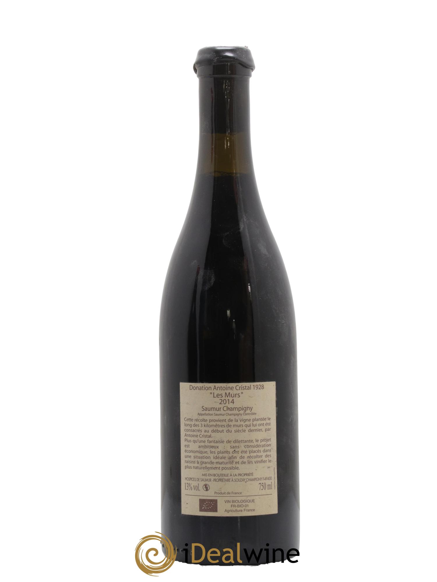Saumur-Champigny Les Murs Clos Cristal (Domaine) 2014 - Posten von 1 Flasche - 1